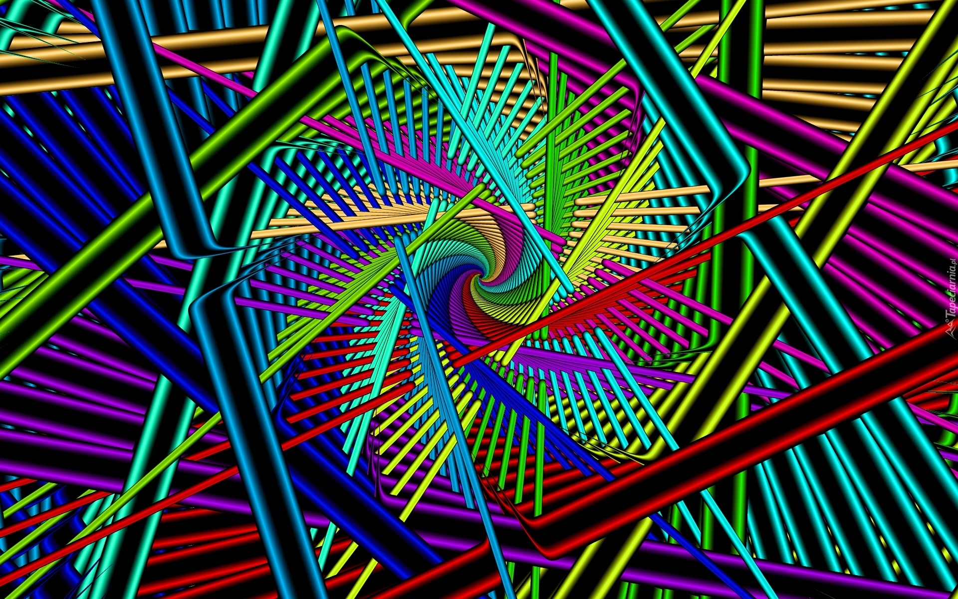 Geometryczna, Spirala, Abstrakcja, Fraktal, Grafika