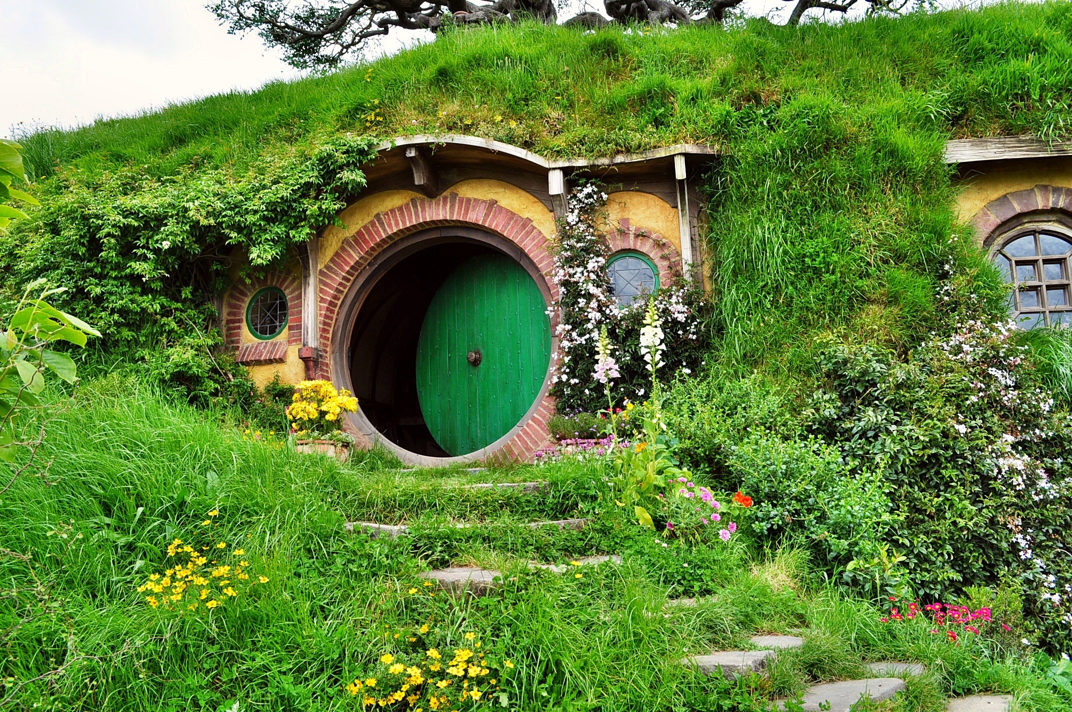 Domek Hobbit, Ogródek, Nowa Zelandia