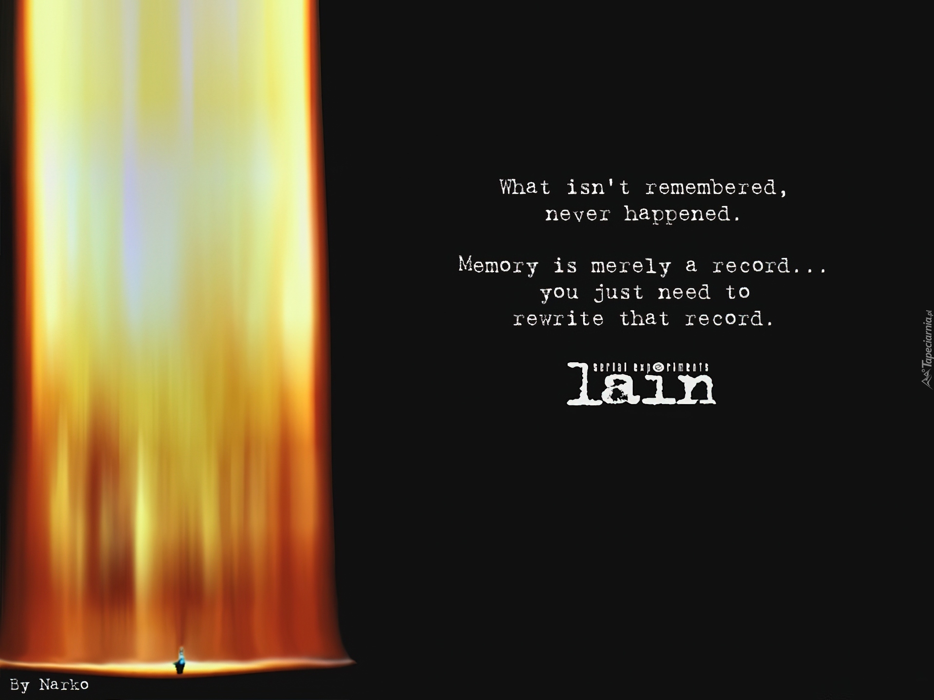 Serial Experiments Lain, tekst