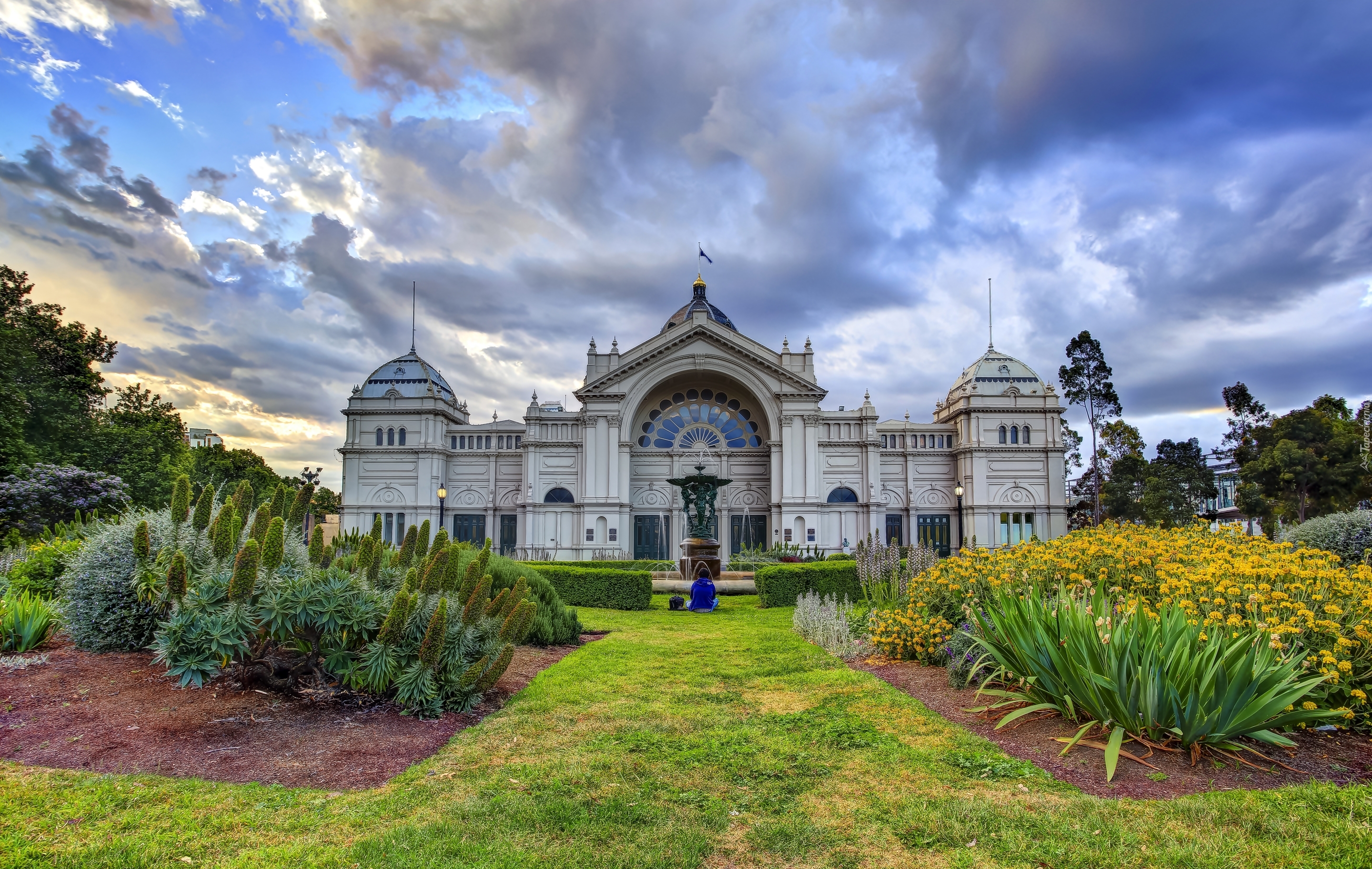 Australia, Melbourne, Zamek, Ogród