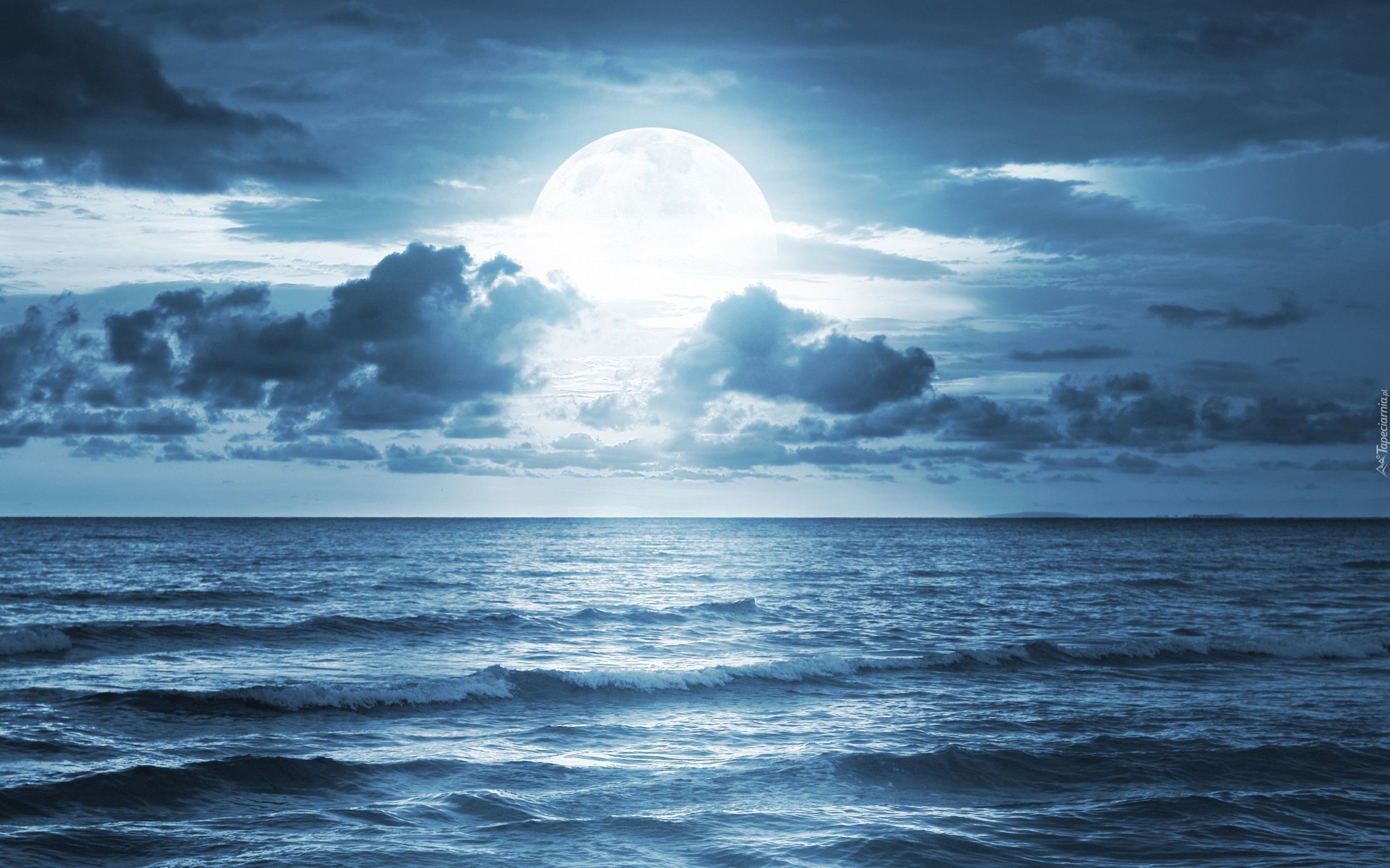Morze, Księżyc