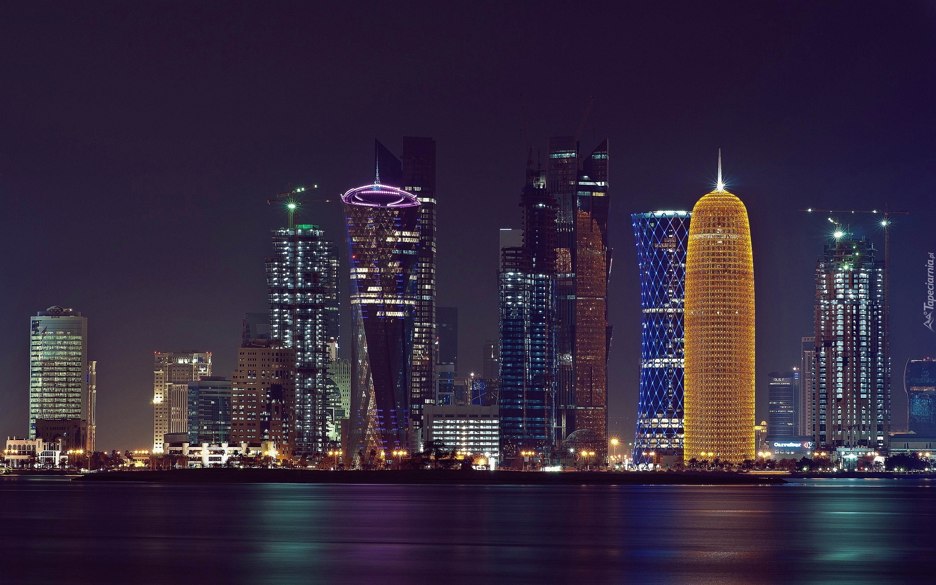 Miasto, Doha, Katar, Noc