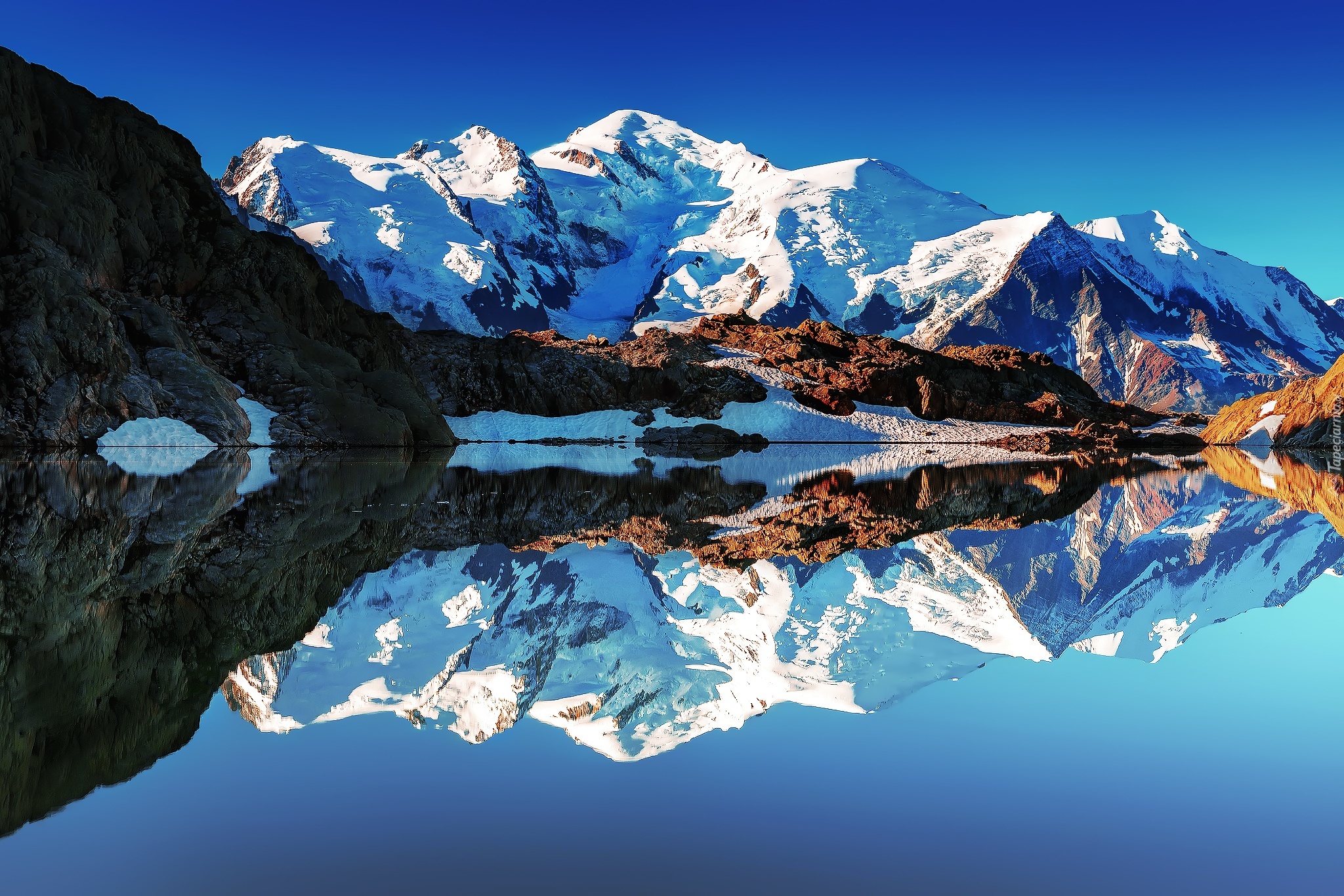 Francuskie Alpy, Jezioro, Odbicie