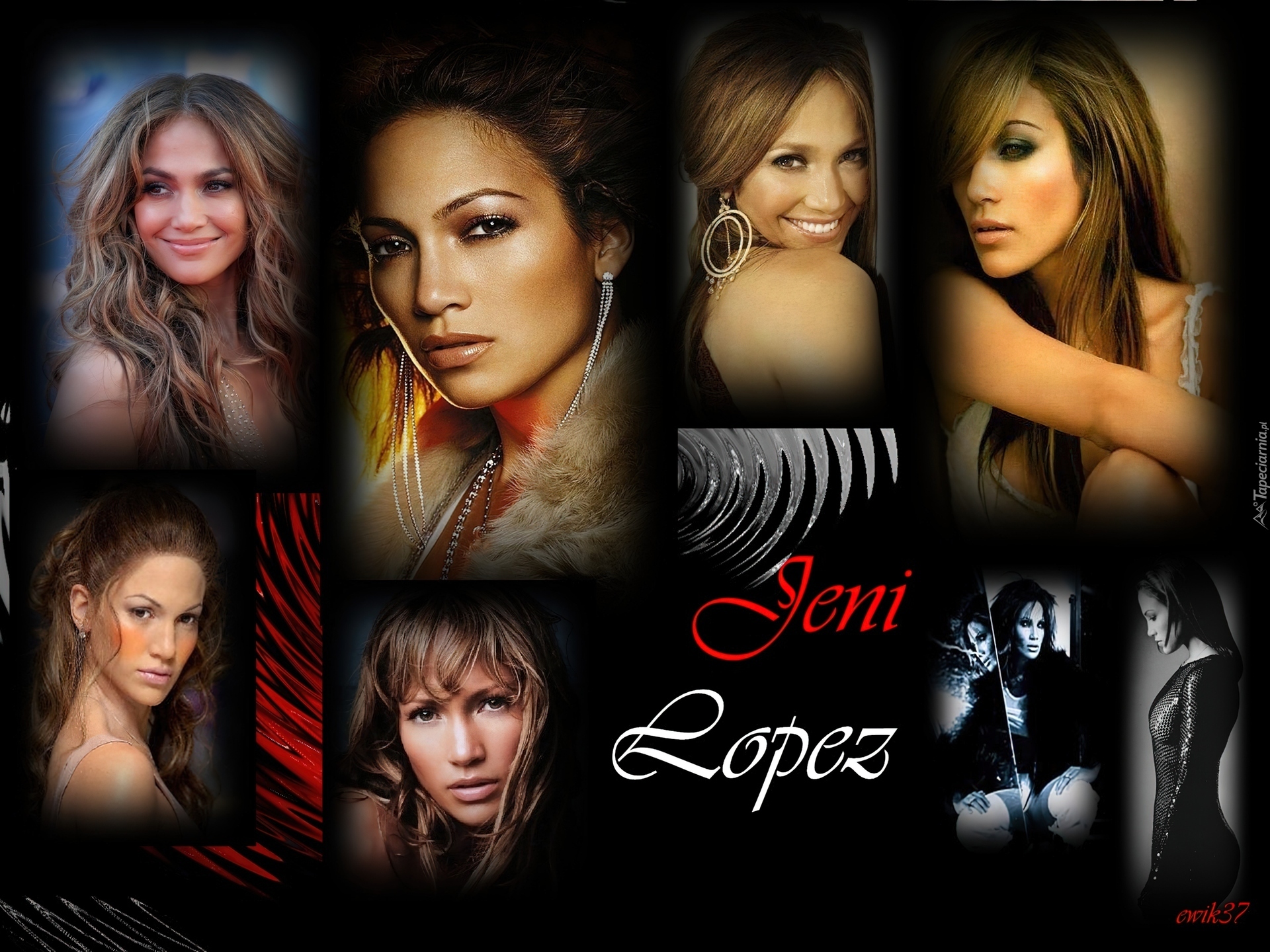 Piosenkarka, Aktorka, Jennifer Lopez, Grafika