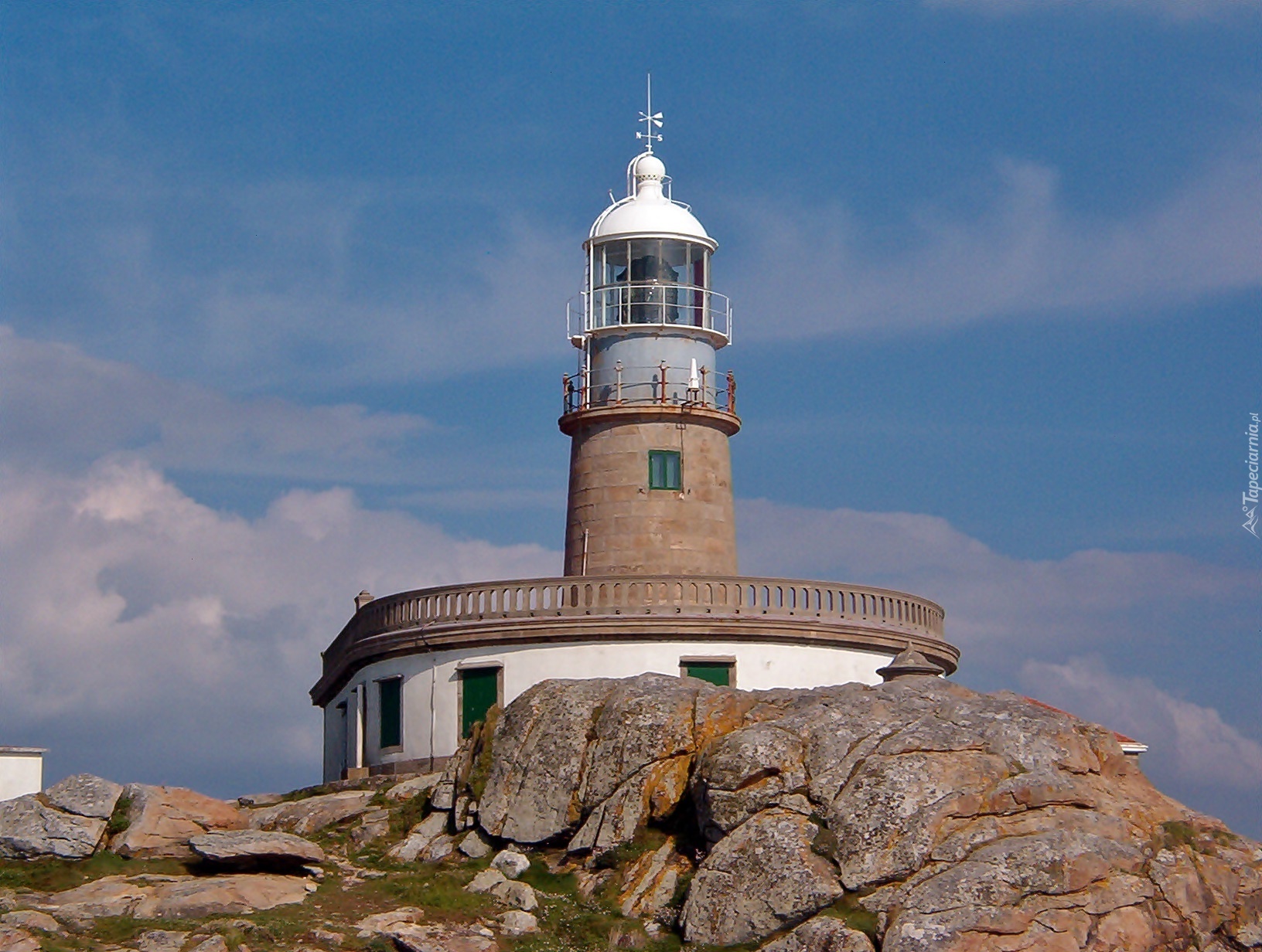 Galicja, Corrubedo, Latarnia, Morska, Skały