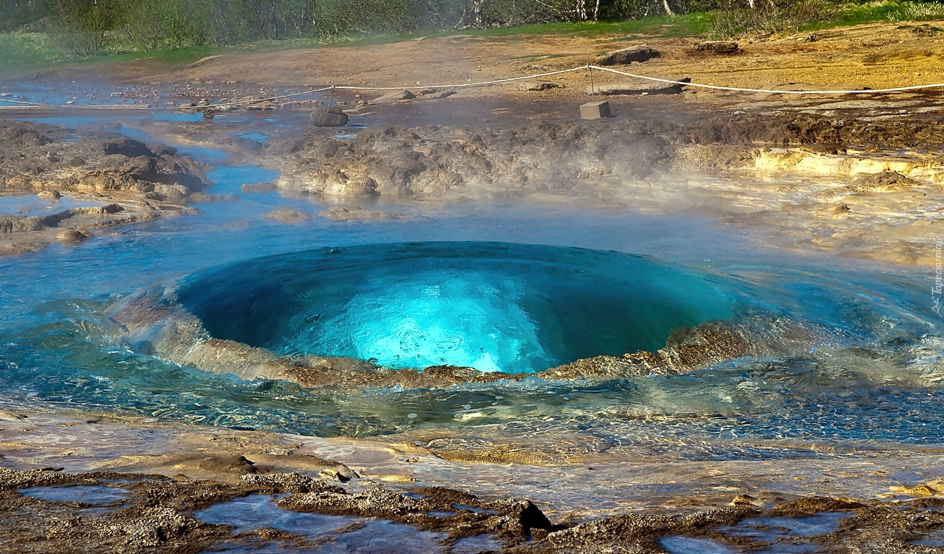 Erupcja, Gejzeru