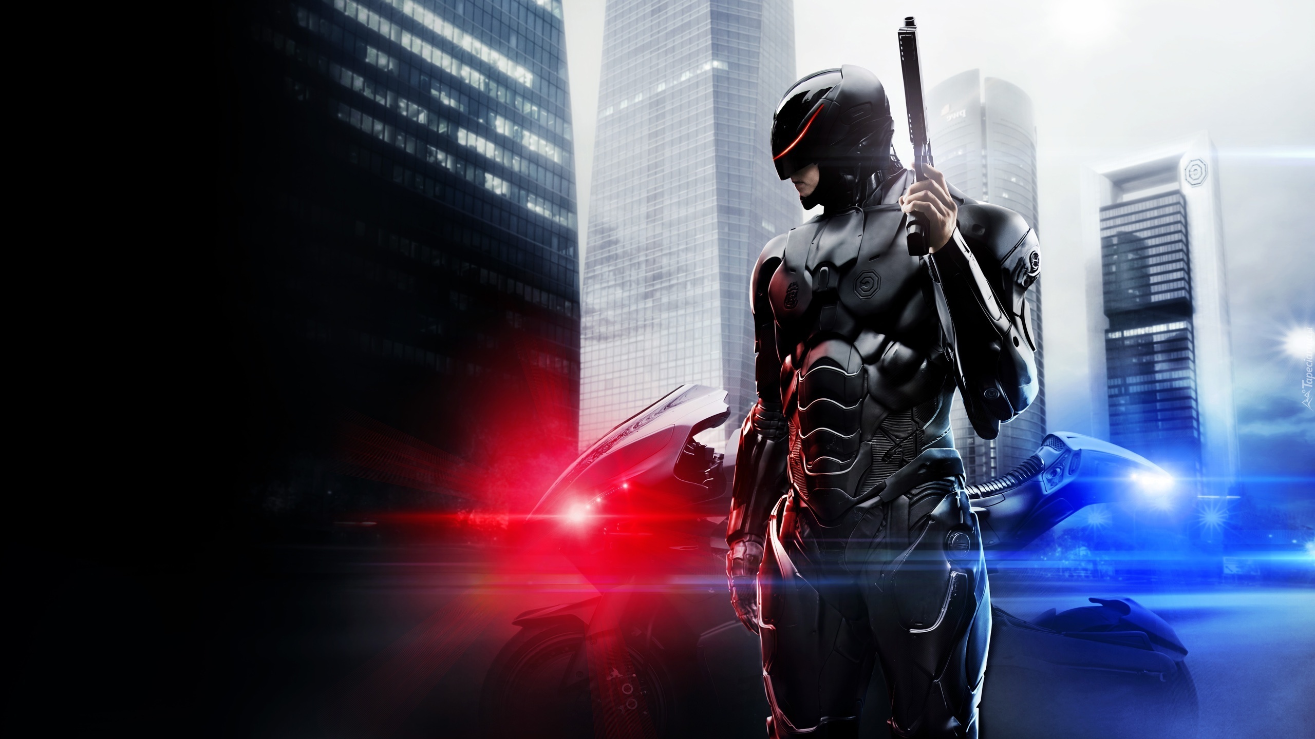 Film, 2014, RoboCop, Broń, Motocykl