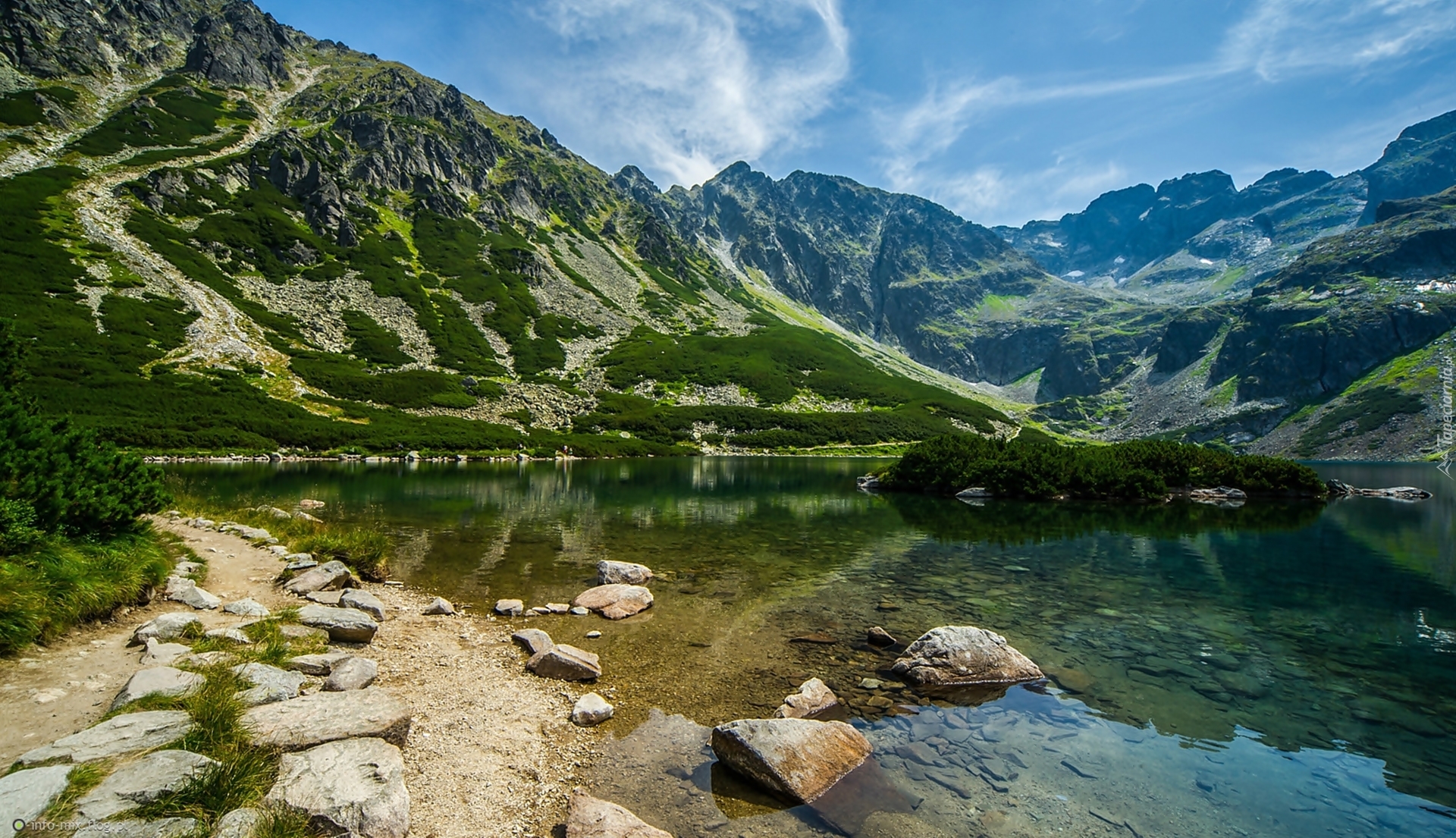 Tatry, Czarny, Staw, Gąsienicowy, Głazy