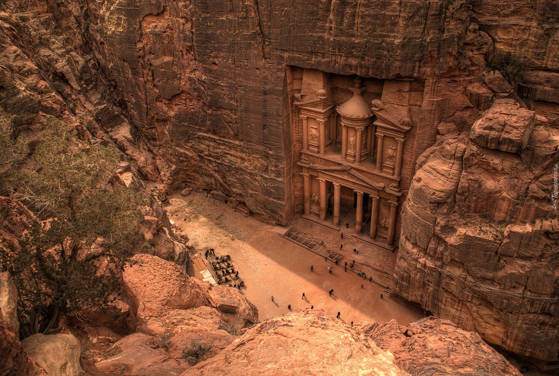 Ruiny, Petra, Jordania