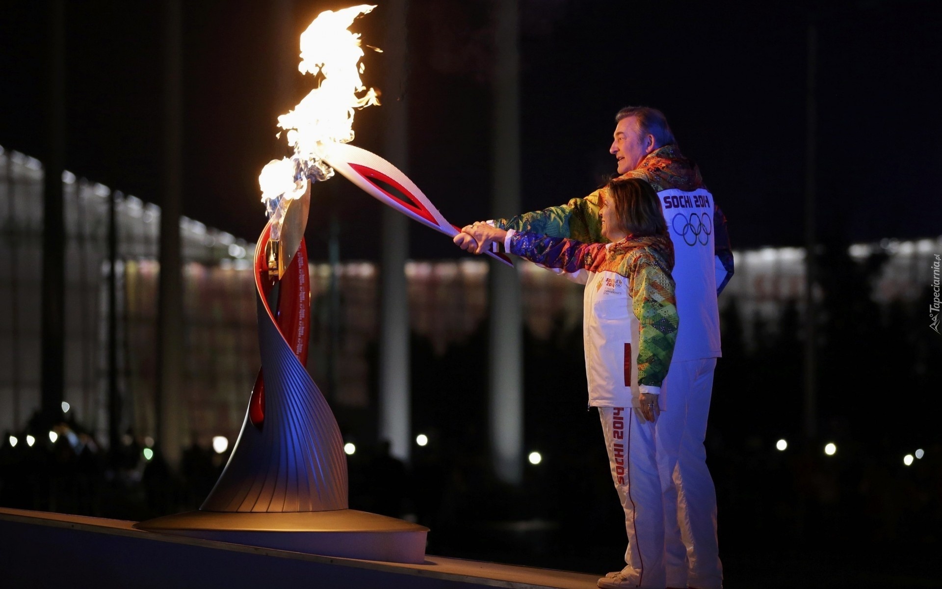 Płomień, Olimpijski, Sochi 2014