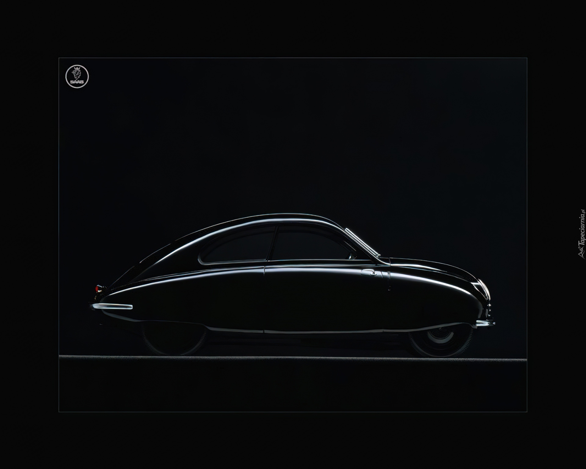 Saab,czrny