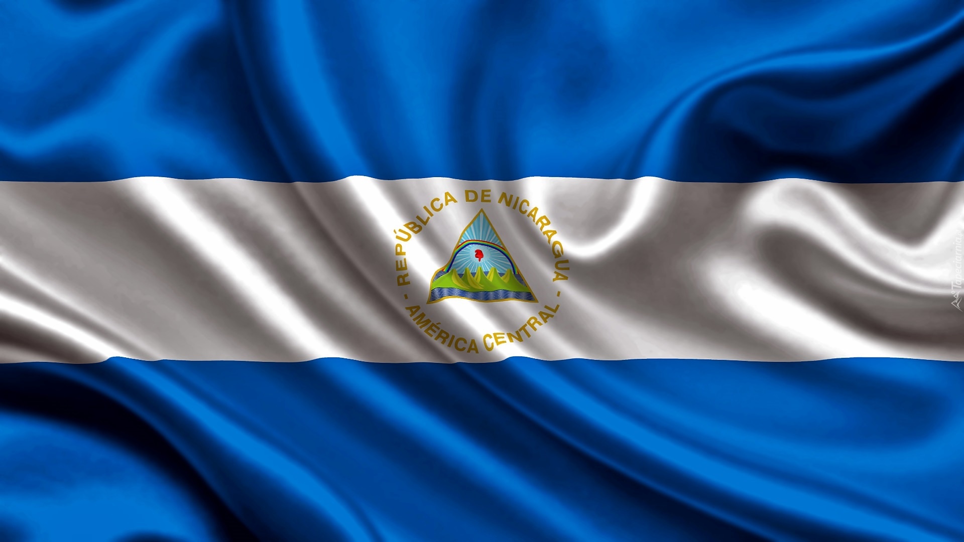 Flaga, Nikaragui