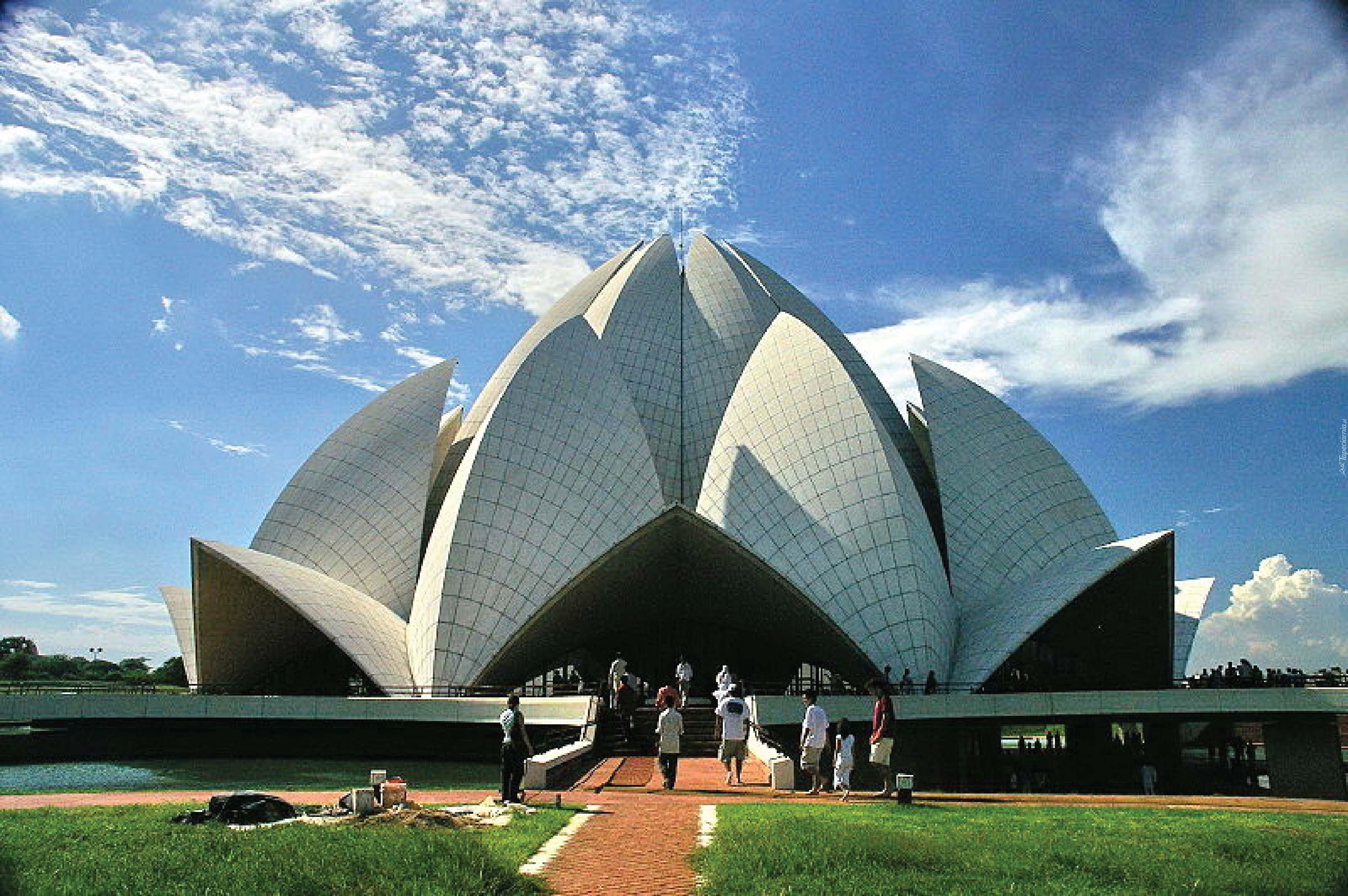 Nowe, Delhi, Lotus, Temple, Dom, Modlitwy