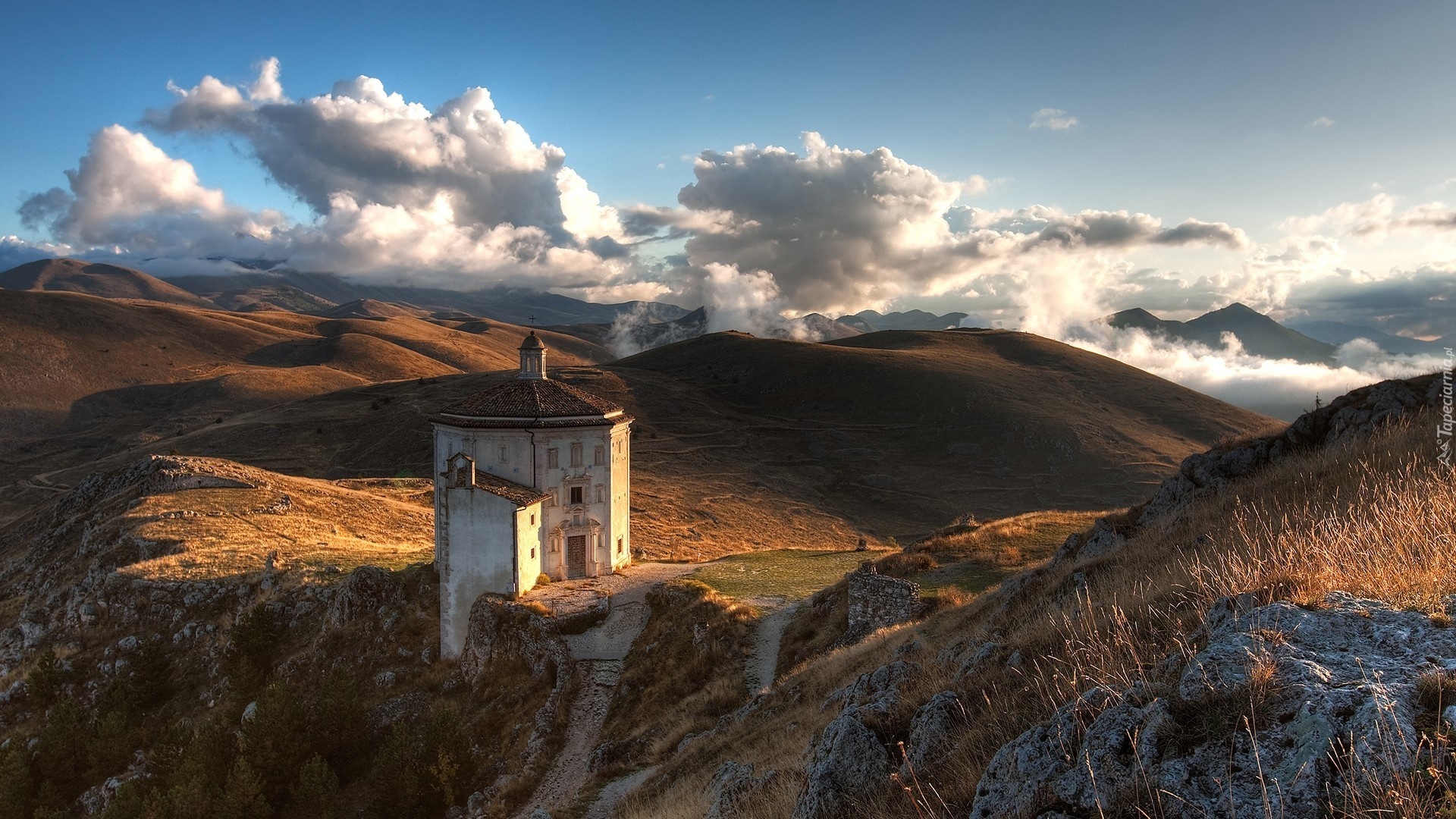 Abruzja, Kościółek, Matki, Bożej, Bolesnej