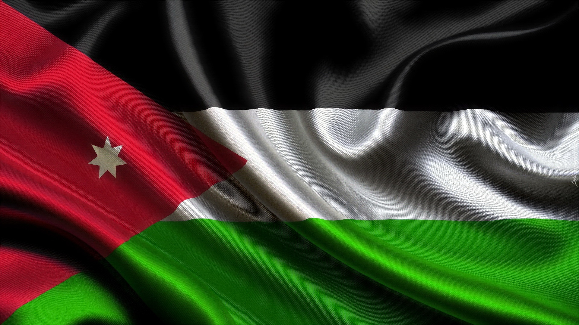 Flaga, Jordania