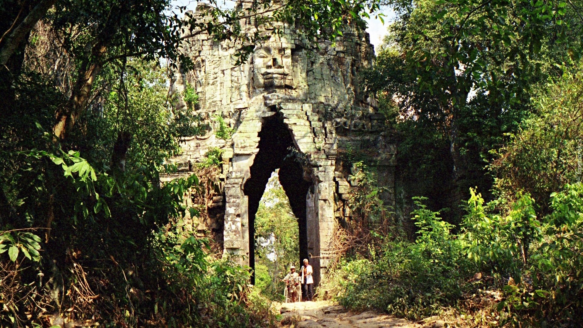 Brama, Angkor Thom, Kambodża