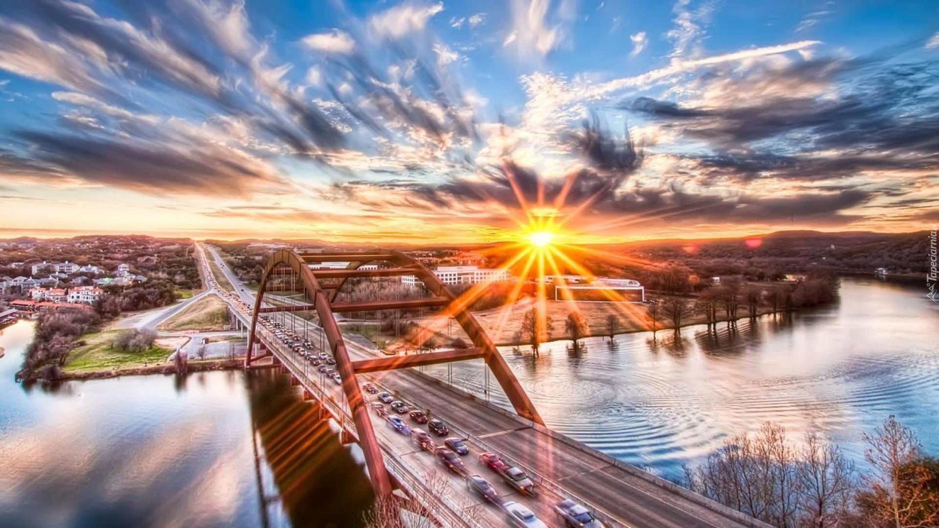 Most, Rzeka, Promienie Słońca