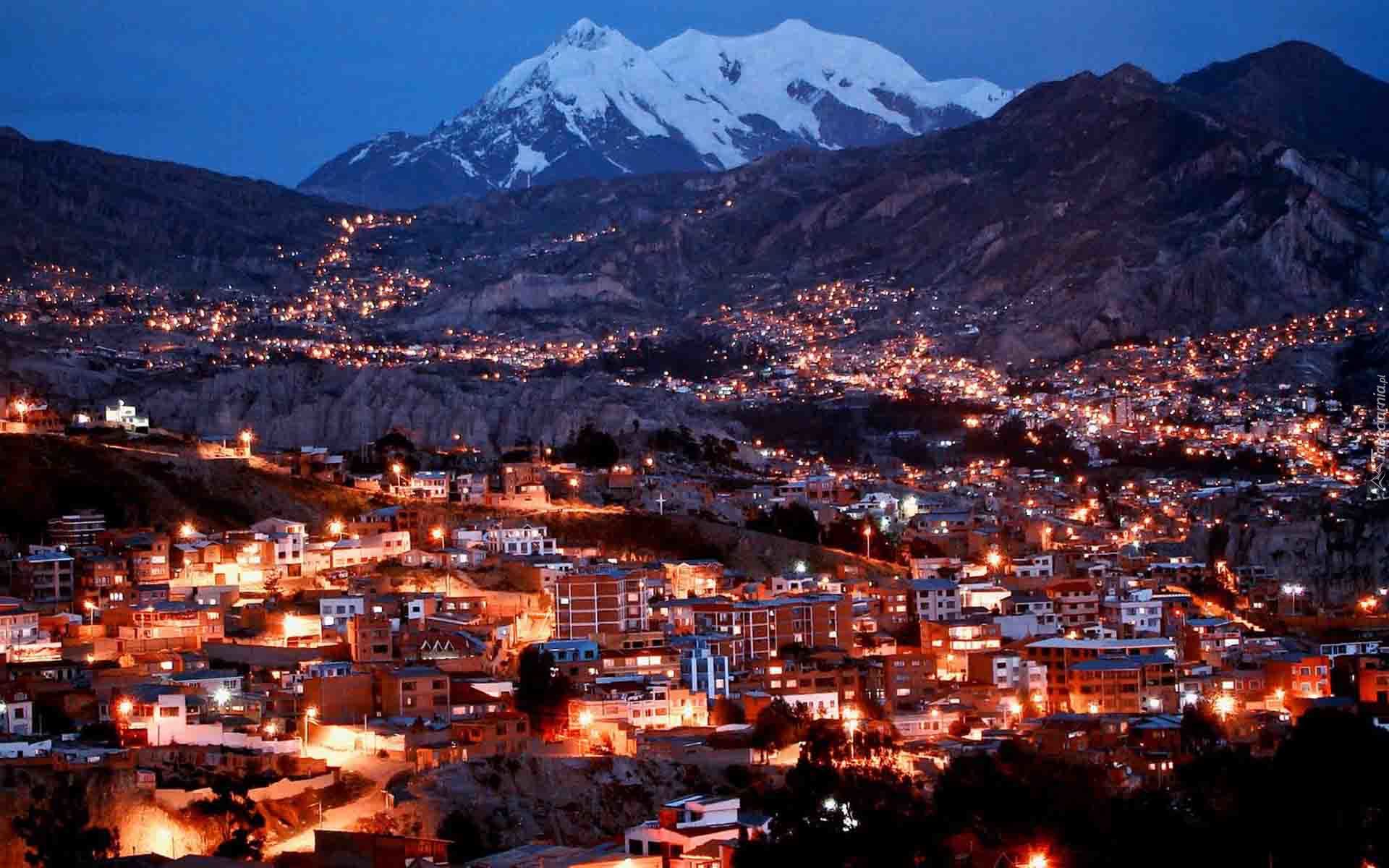 Boliwia, La Paz, Miasto, Góry