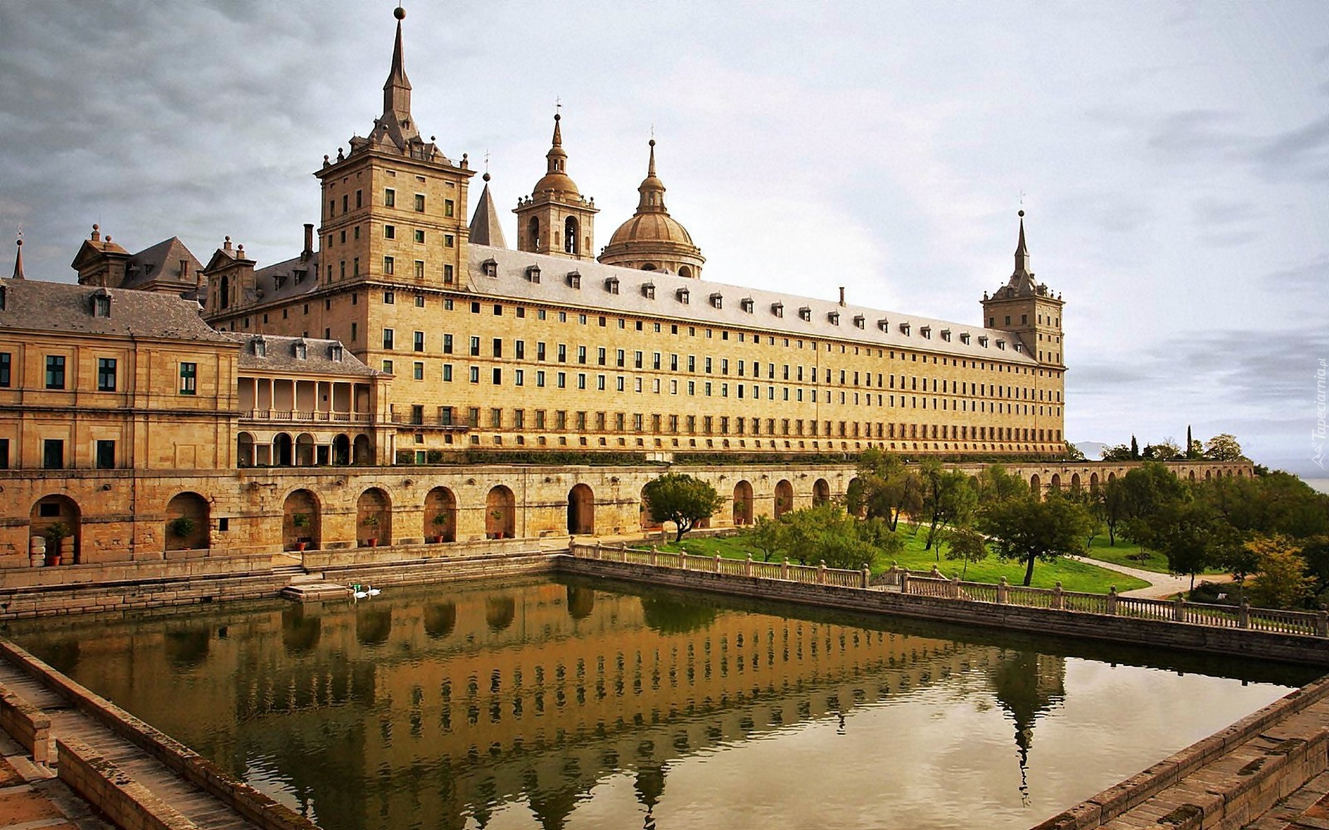 Escorial, Zespół, Pałacowo, Klasztorno, Biblioteczny, W San, Lorenzo