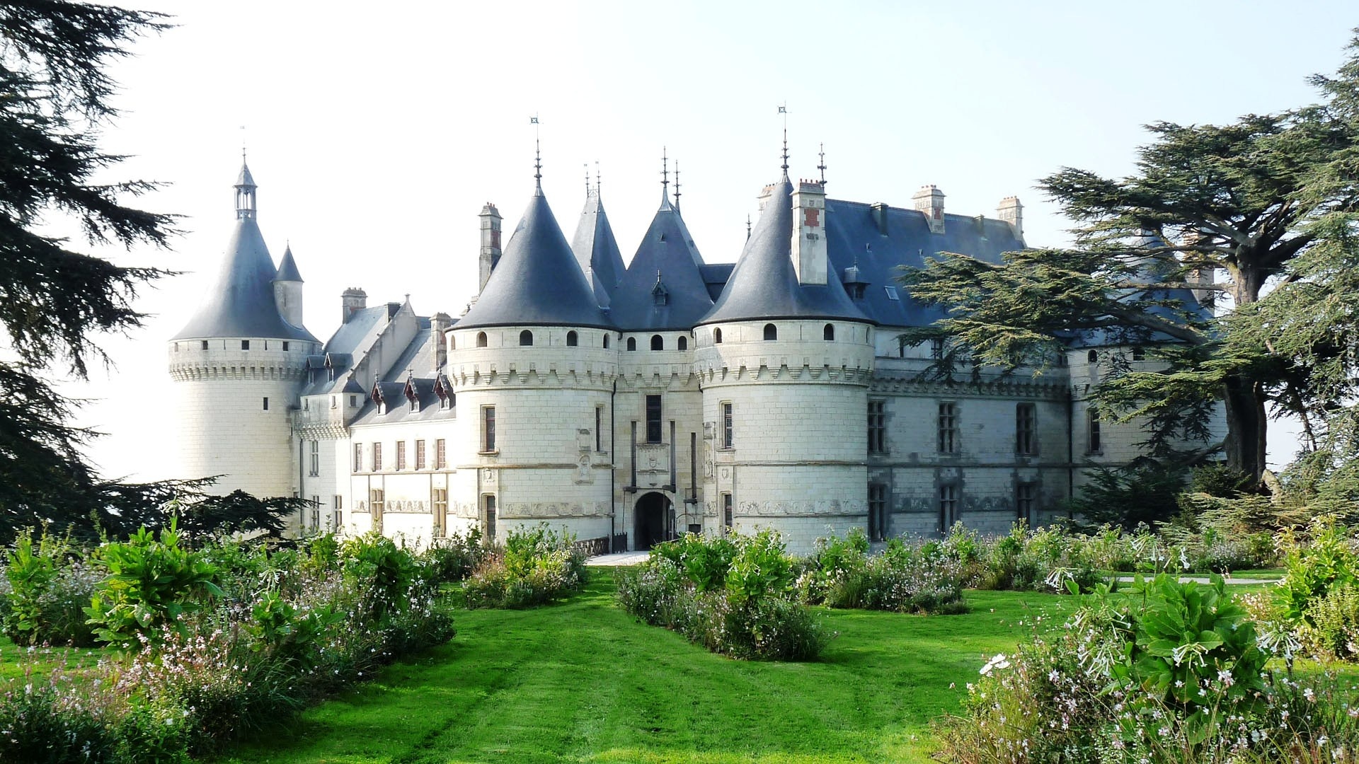 Zamek, Chaumont Sur Loire, Ogród, Francja