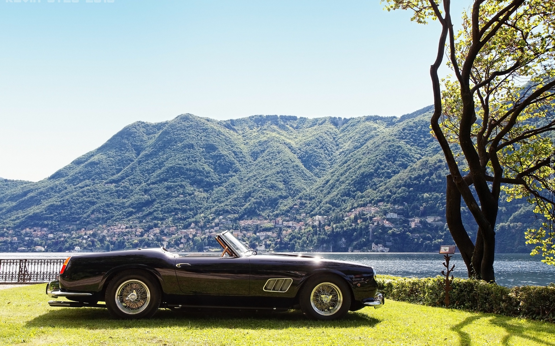 Ferrari, 250GT, 1961r, Góry, Jezioro