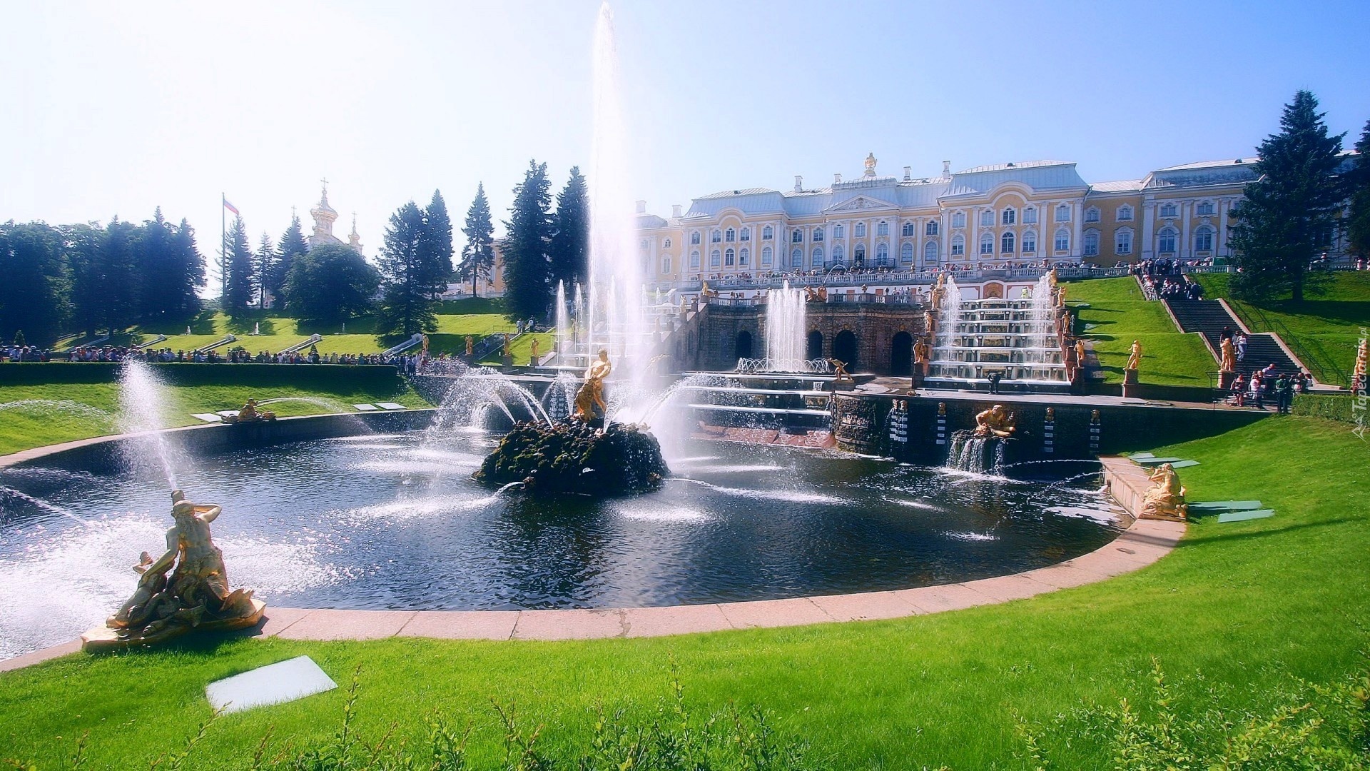 Pałac, Fontanna, Rosja