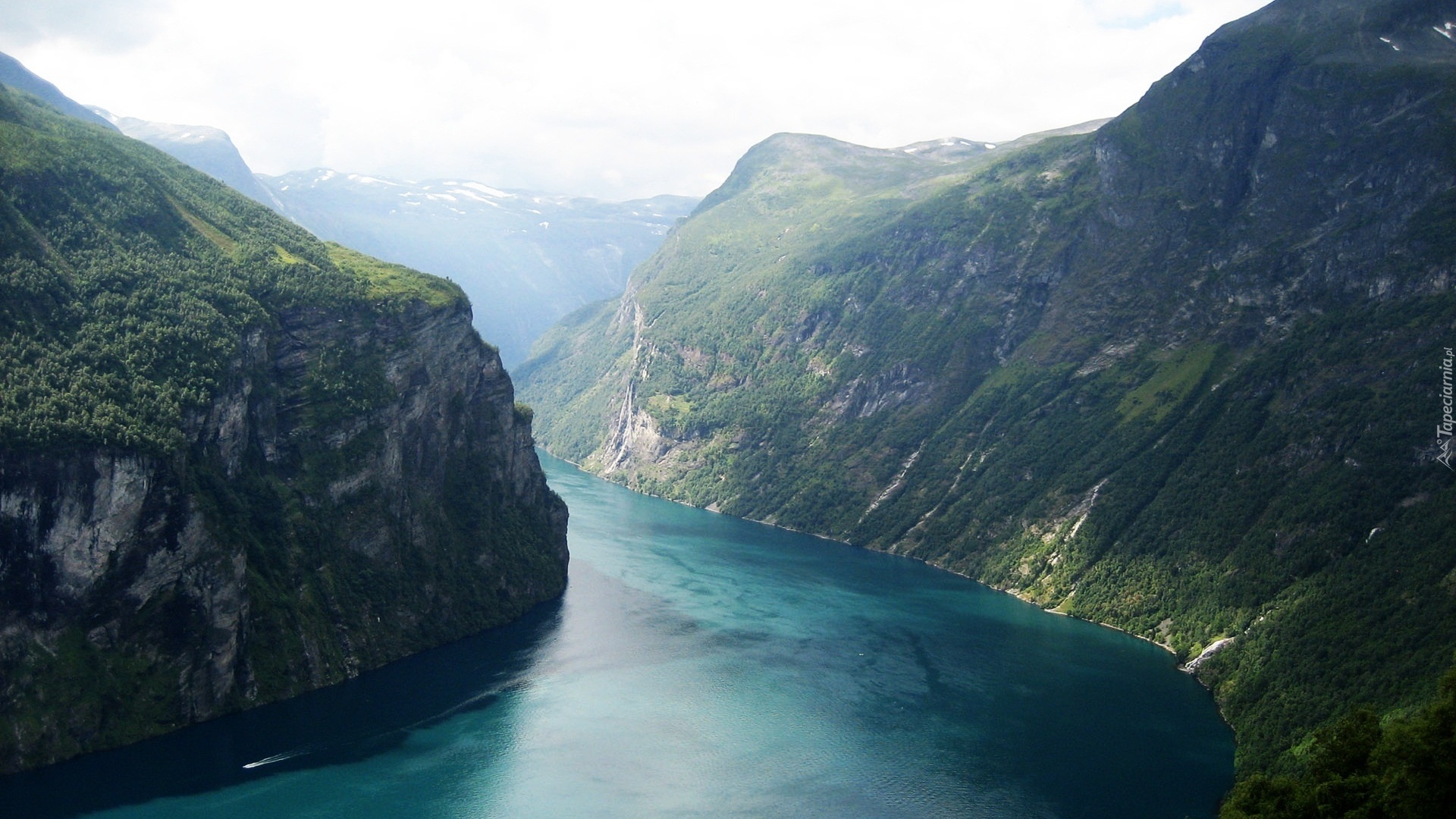 Norwegia,  Fiord Geirangerfjorden, Góry