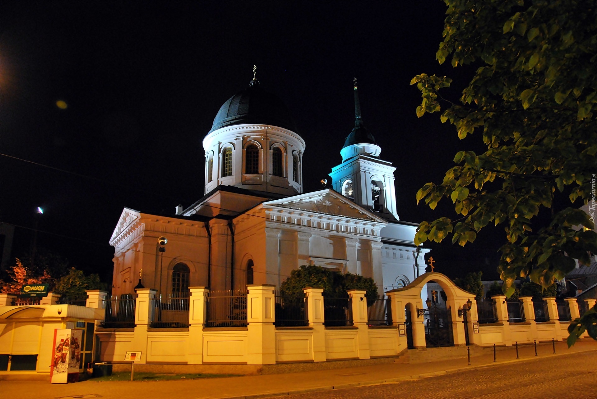 Cerkiew, Świętego, Mikołaja, Noc, Białystok