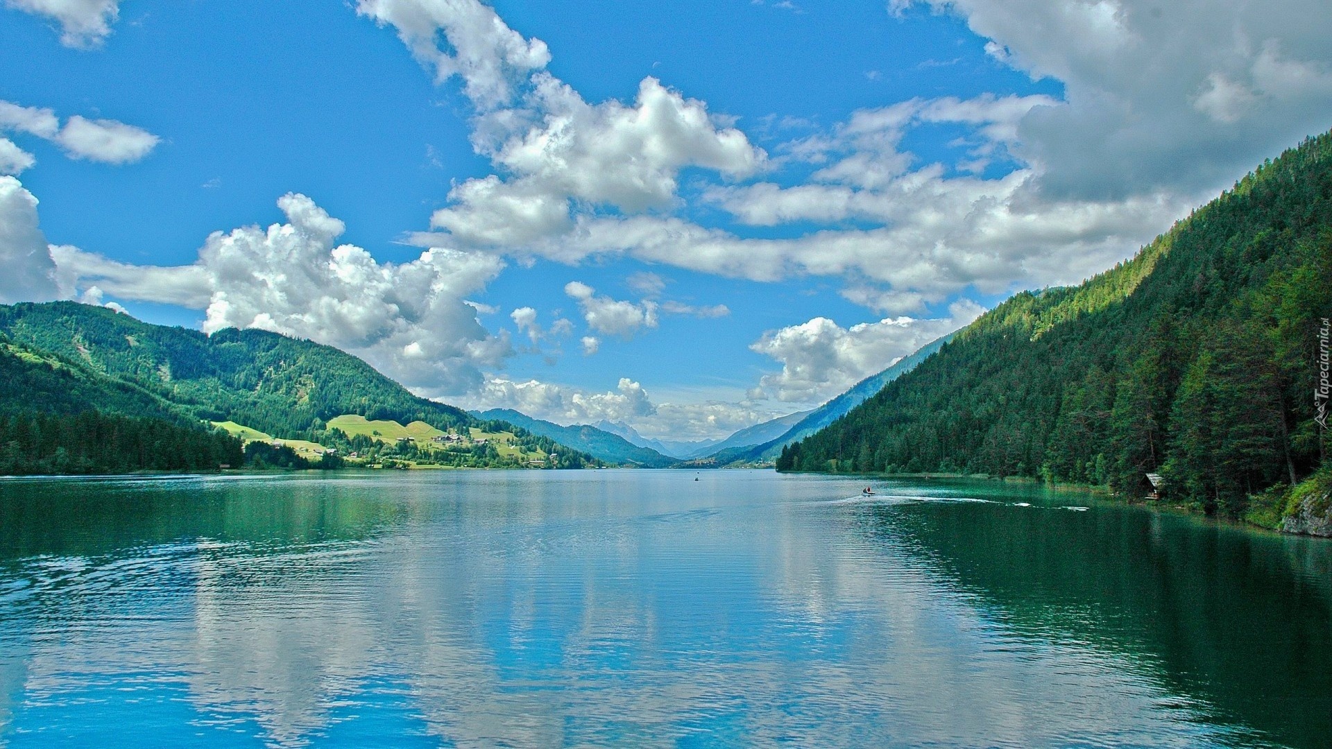 Jezioro, Góry, Lasy, Austria