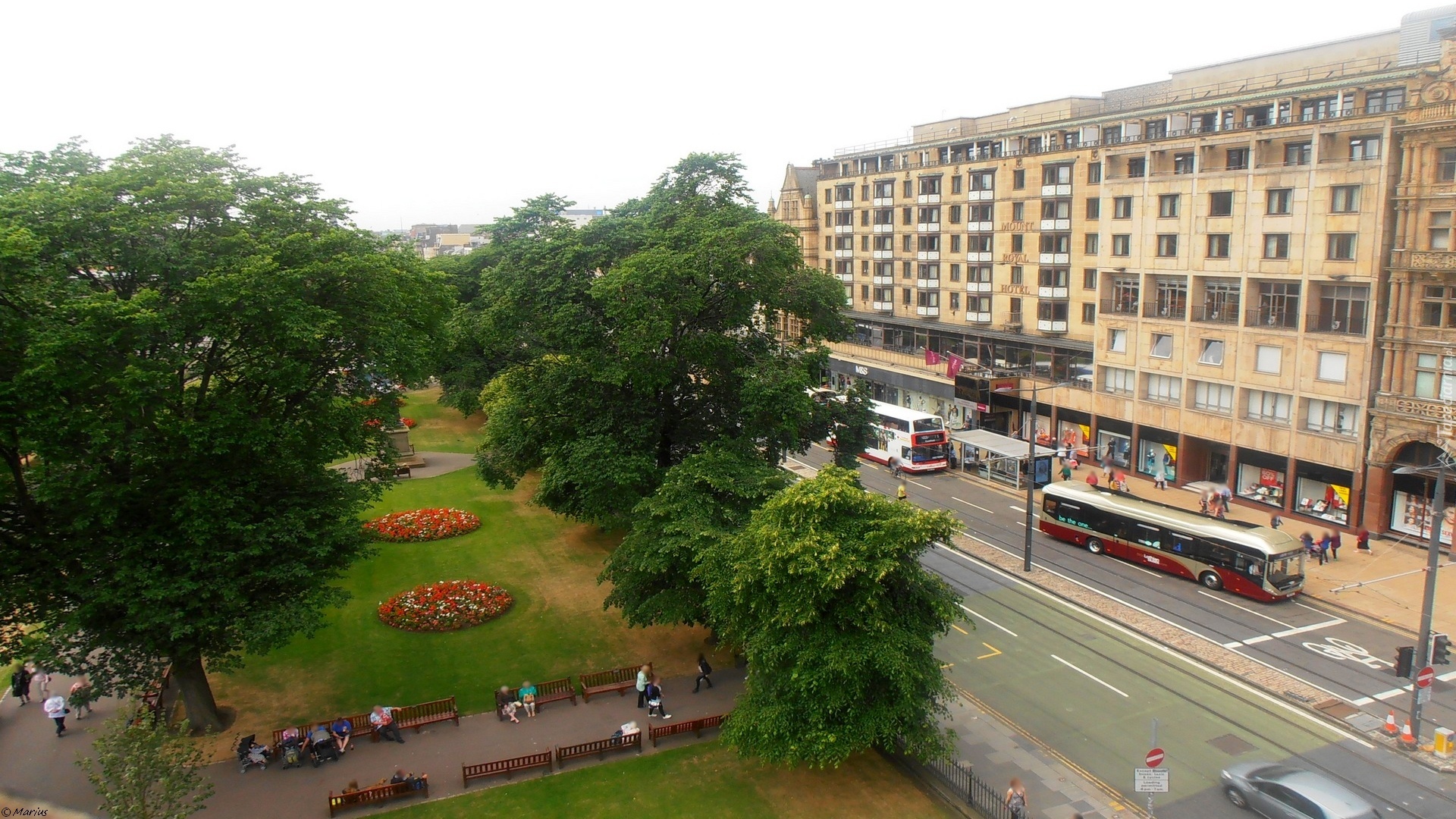 Edynburg, Ogród, Miasto