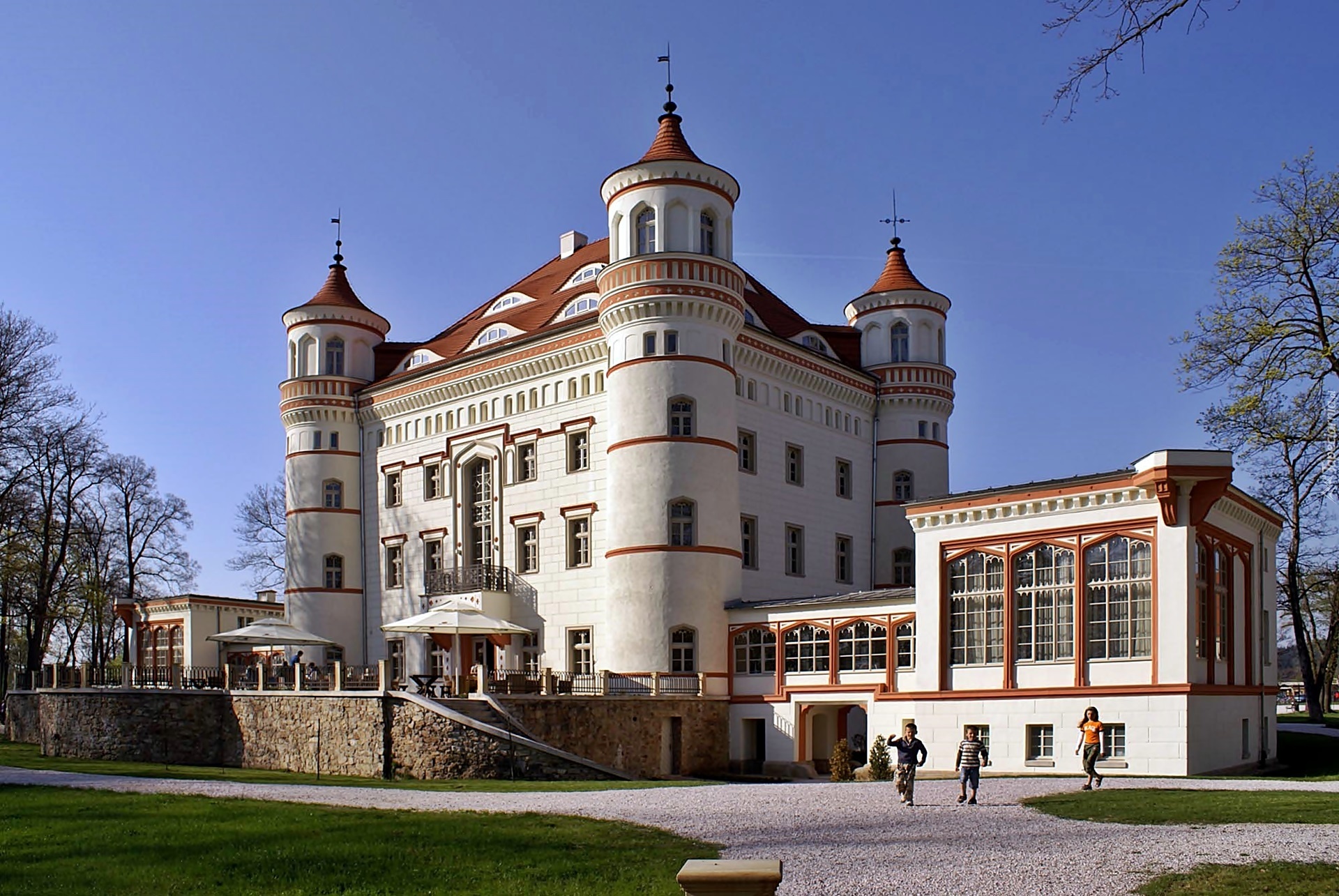 Wojanów, Pałac, Park