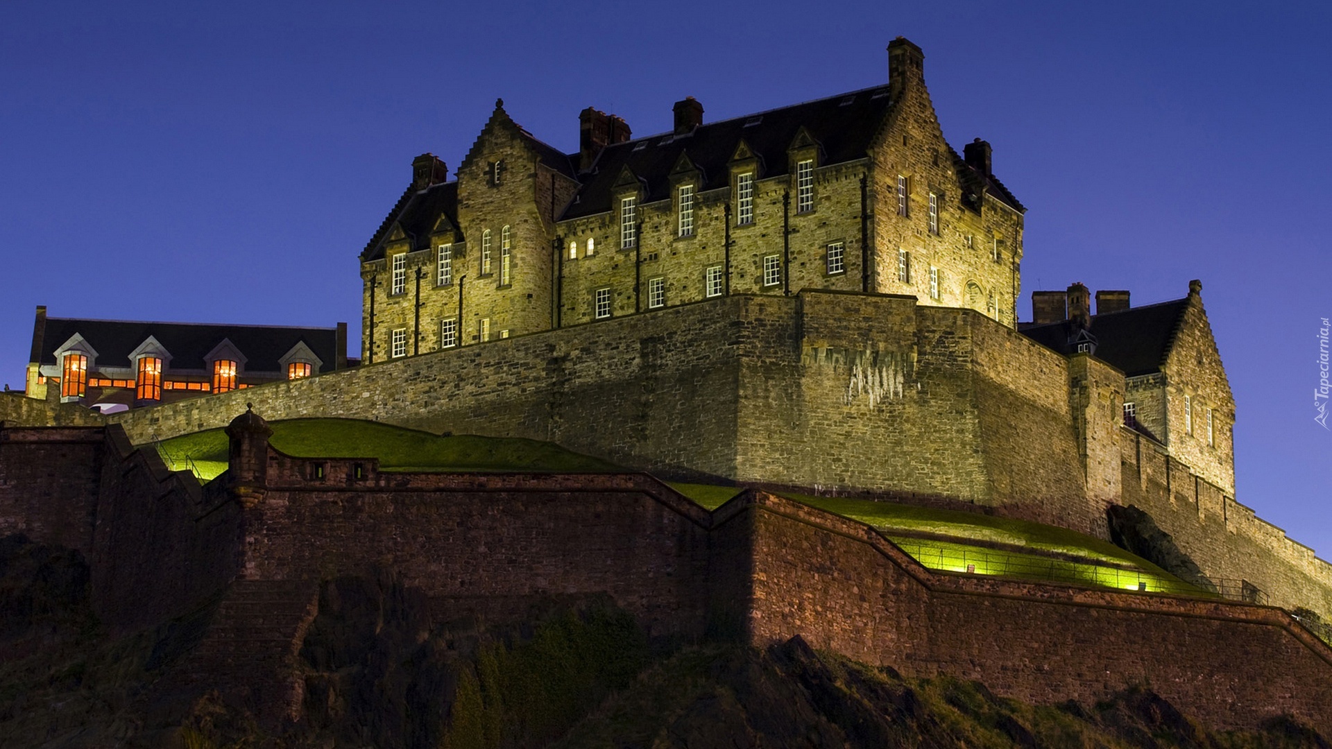 Zamek w Edynburgu, Edinburgh Castle, Edynburg, Szkocja