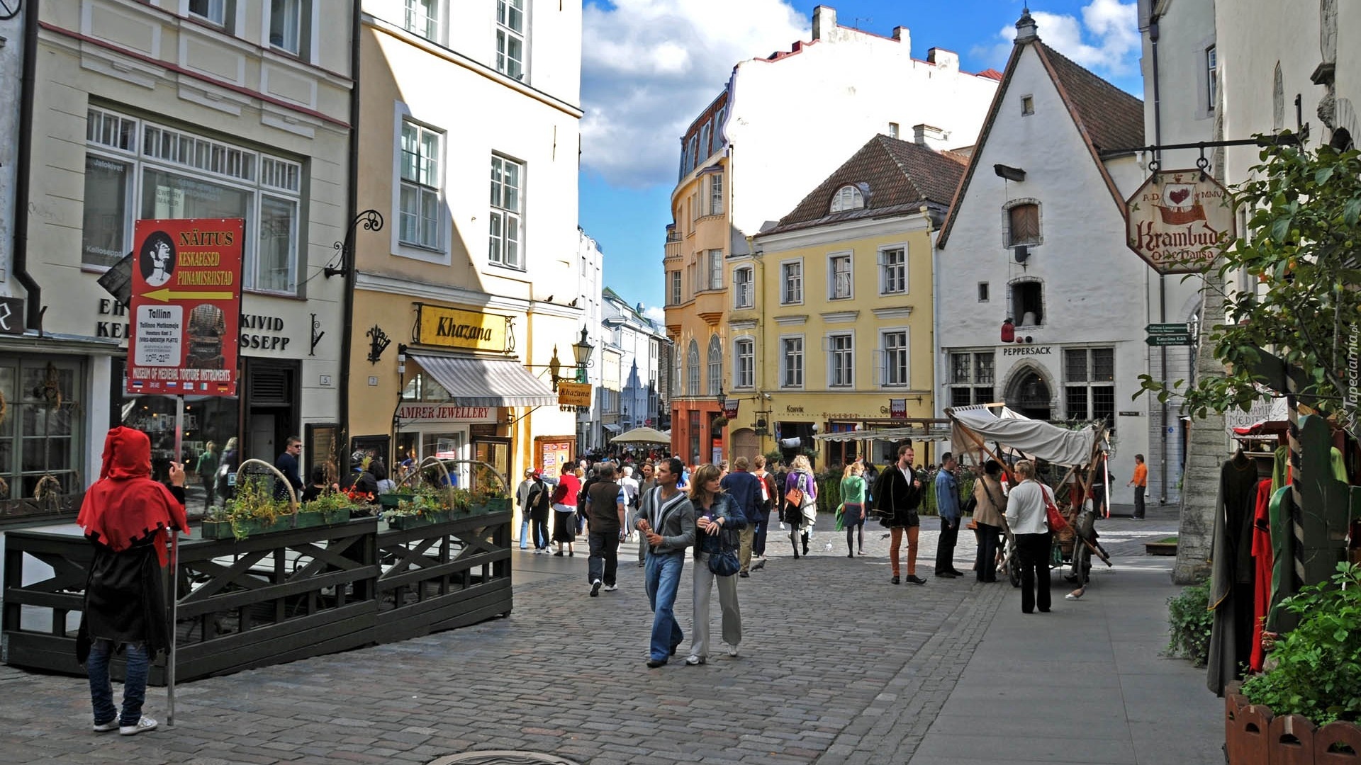 Estonia, Ulica, Domy, Ludzie