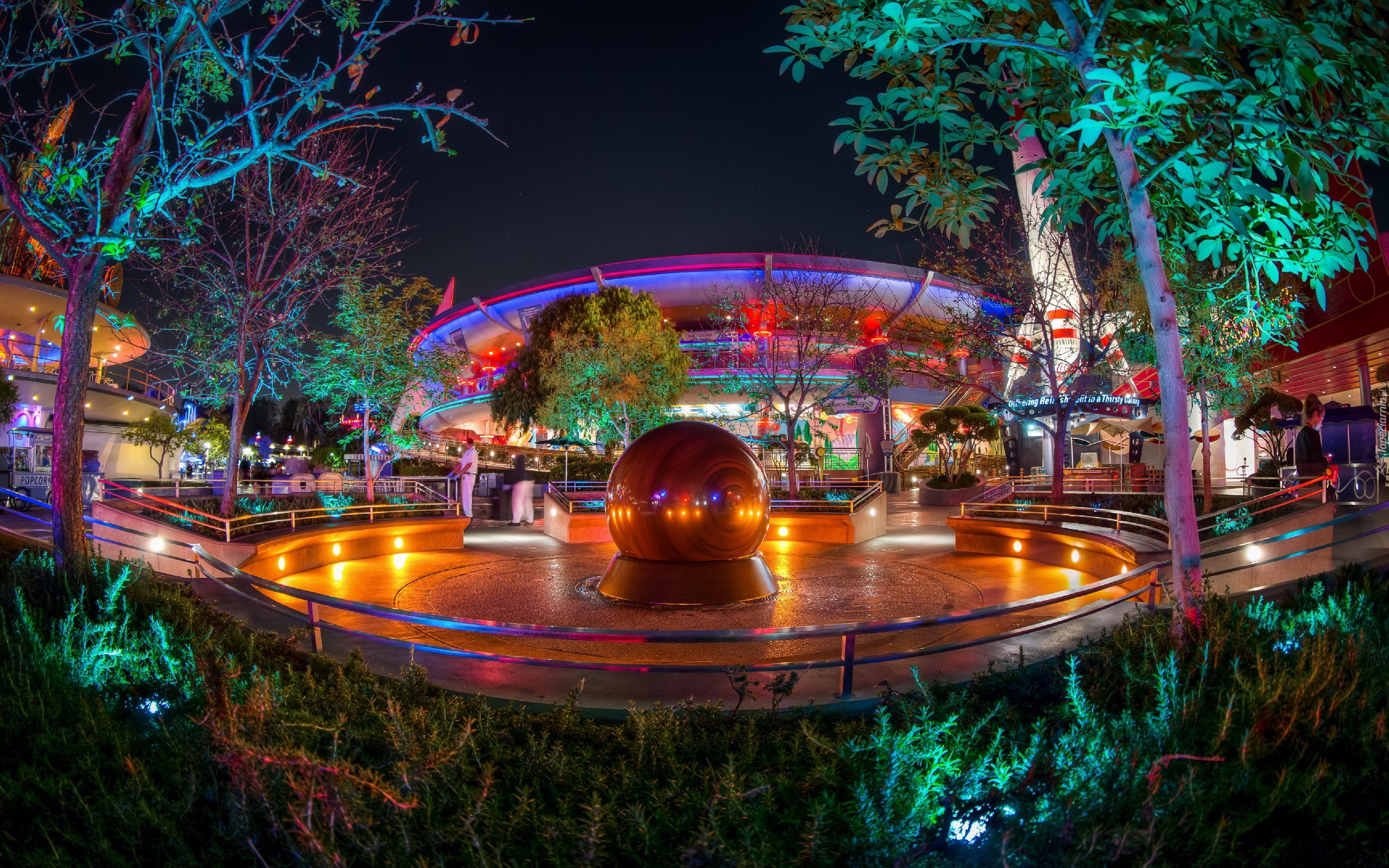 Park, Rozrywki, Disneyland, Kalifornia