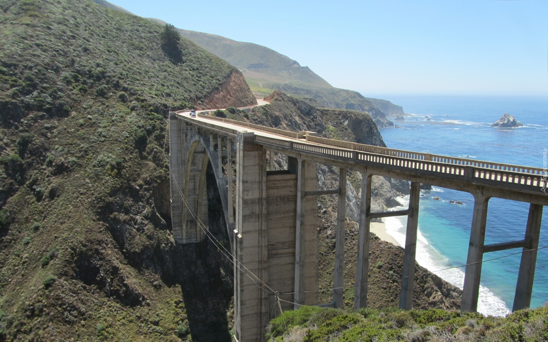 Stany Zjednoczone, Kalifornia, Big Sur, Ocean