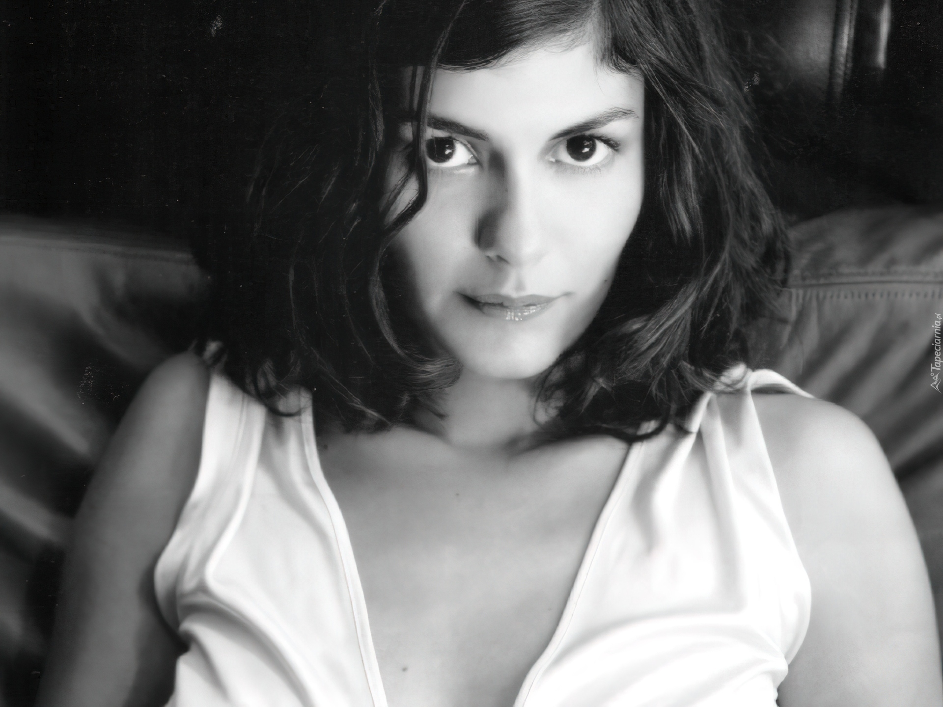 Audrey Tautou, biały top