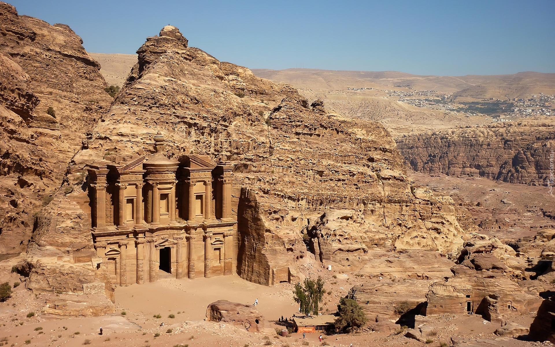 Jordania, Petra, Ruiny, Zabytek