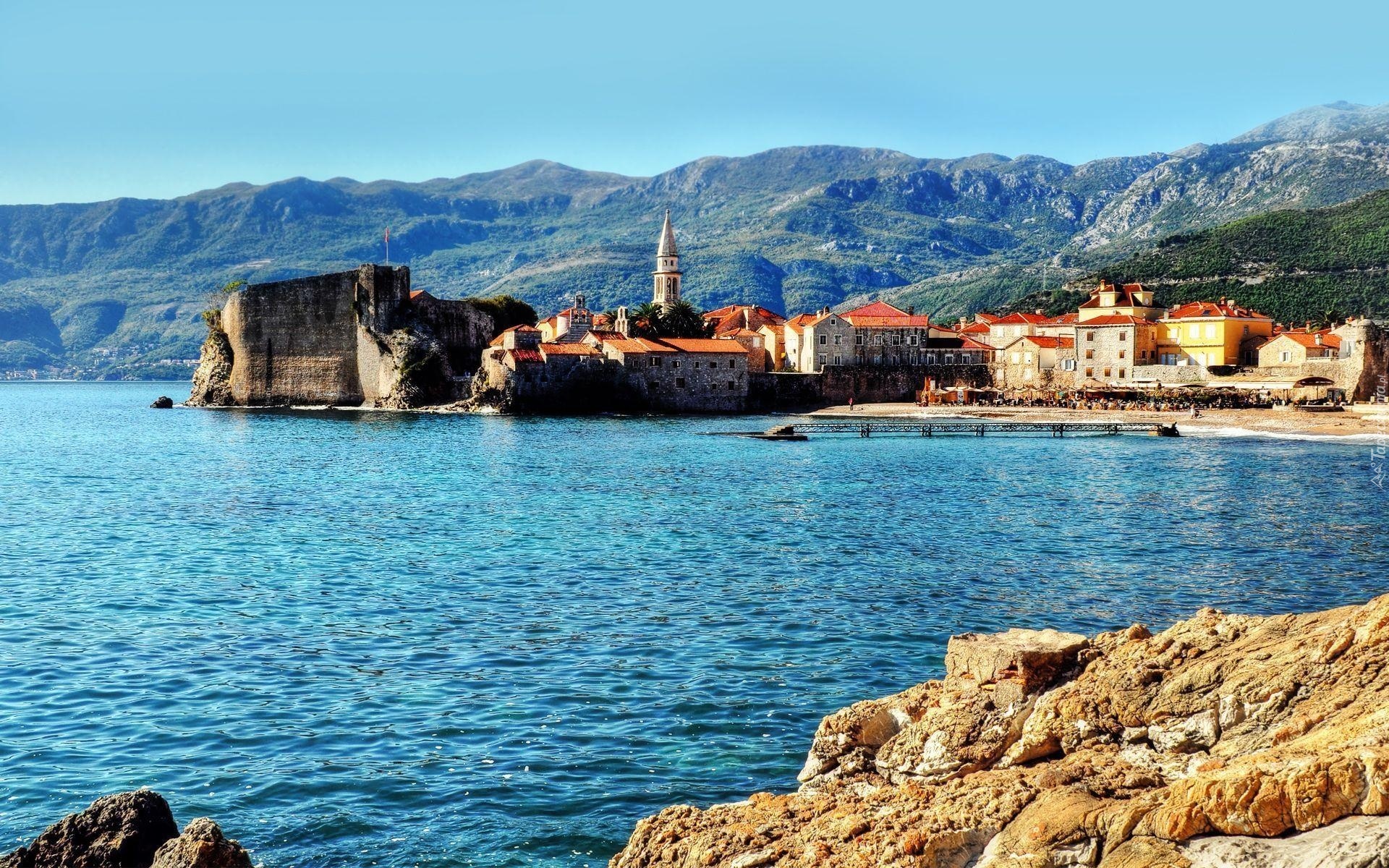 Miasteczko, Panorama, Budva, Czarnogóra