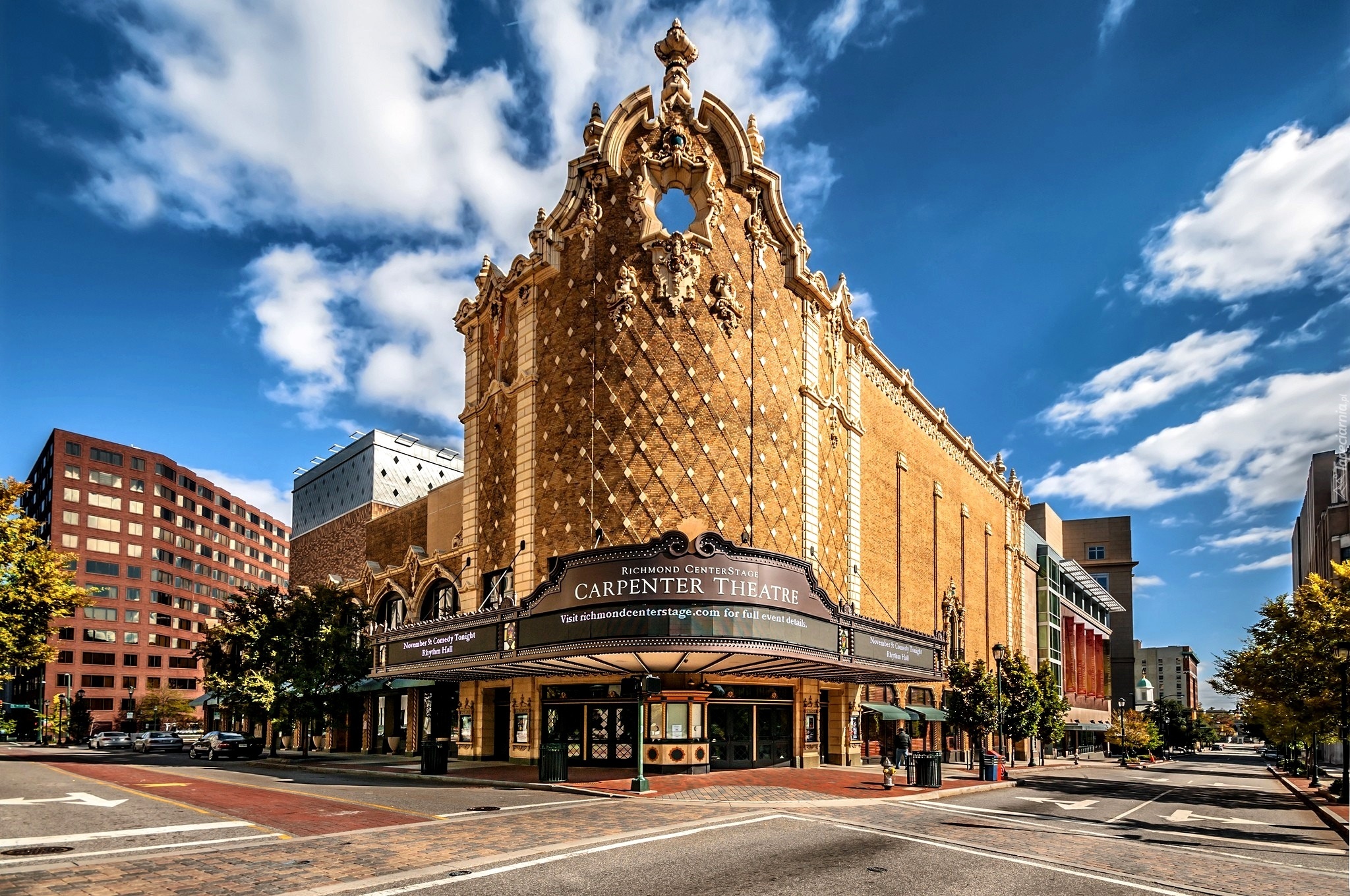 Stany Zjednoczone, Stan Wirginia, Richmond, Centrum Sztuk Scenicznych, Richmond CenterStage, Teatr Carpenter Theatre, Teatr Altria, Altria Theater