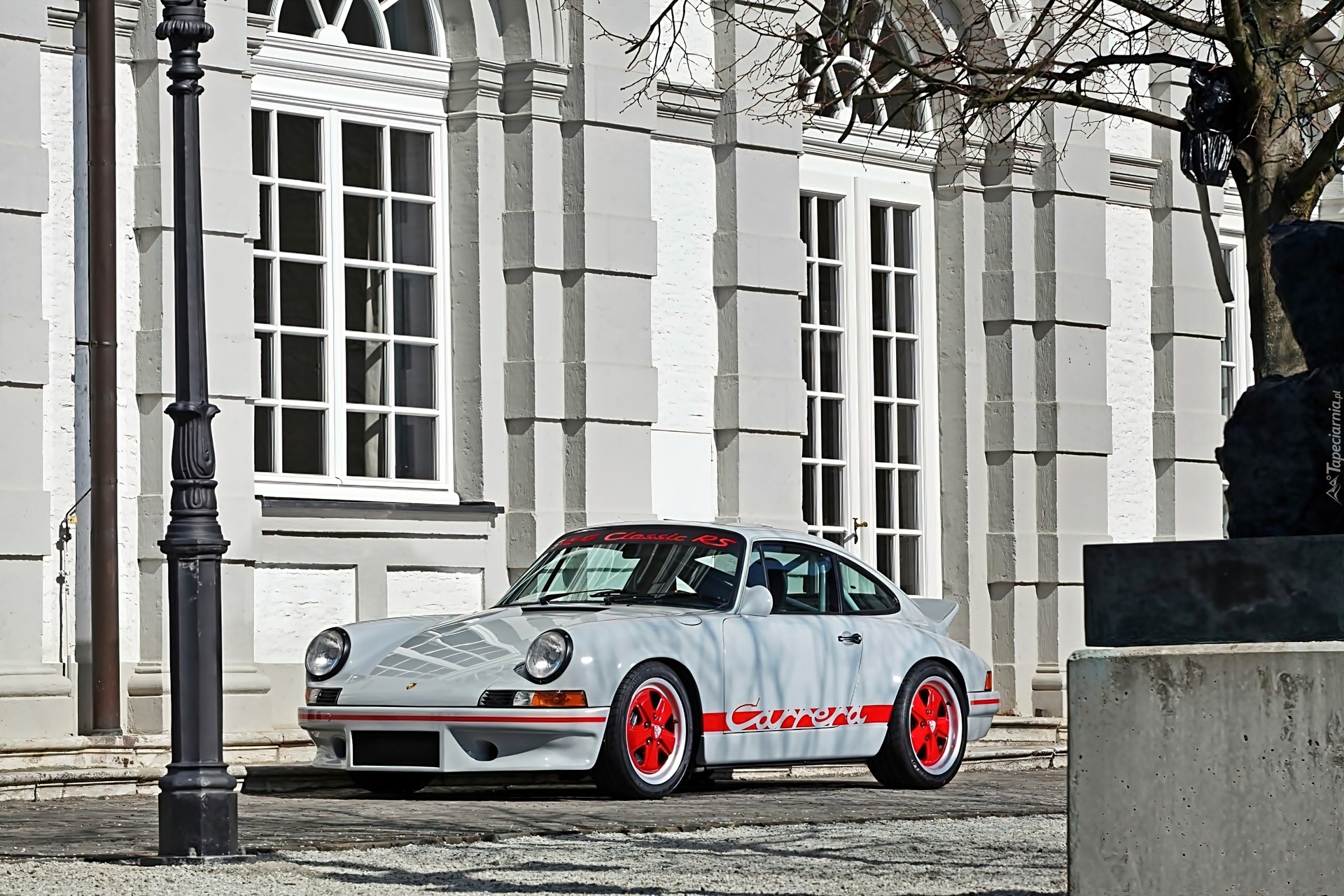 Pałac, Biały, Porsche, 911 964, Carrera, 2013