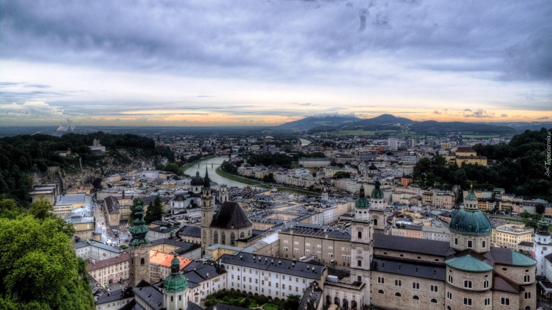 Salzburg, Panorama, Austria