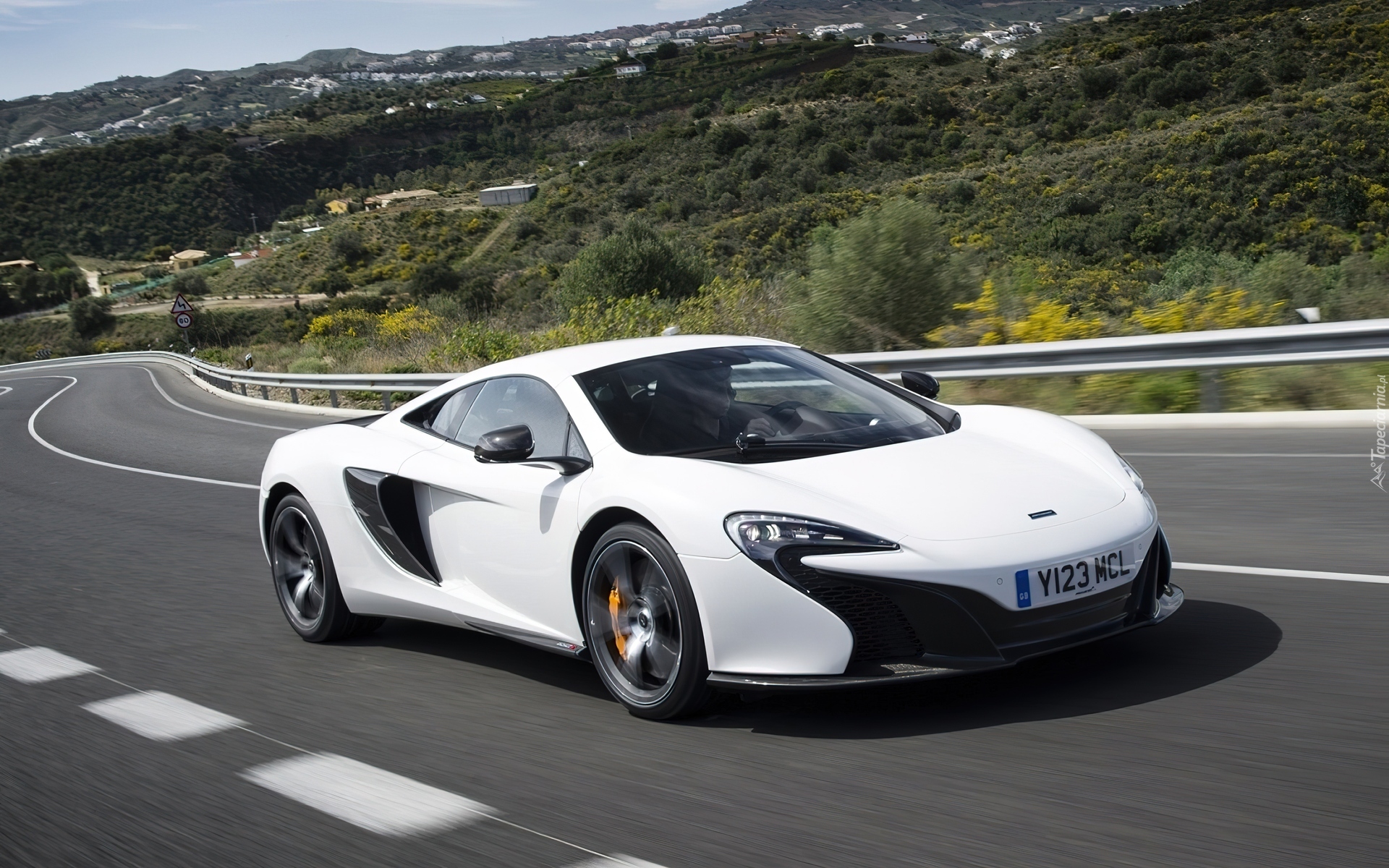 Samochód, McLaren 650S, Droga, Góry