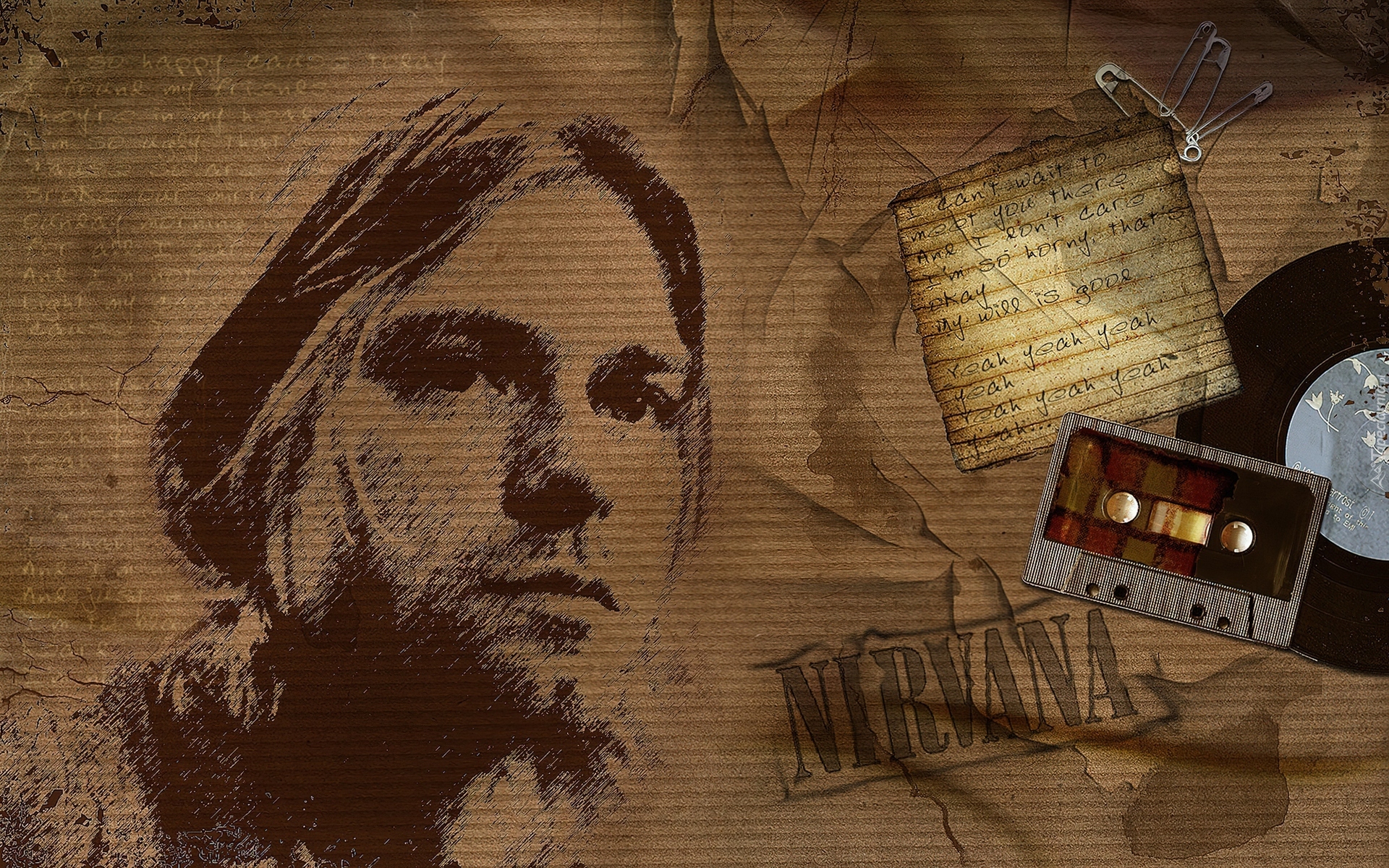 Kurt Cobain, Nirvana, Taśma, Płyta