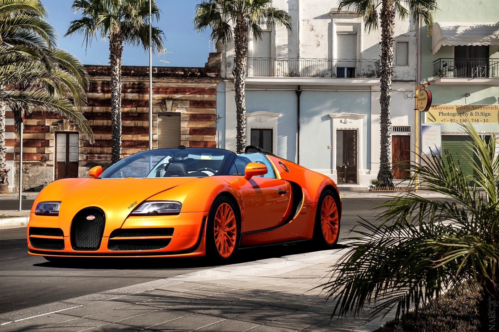 Bugatti Veyron Vitesse, Ulica, Palmy