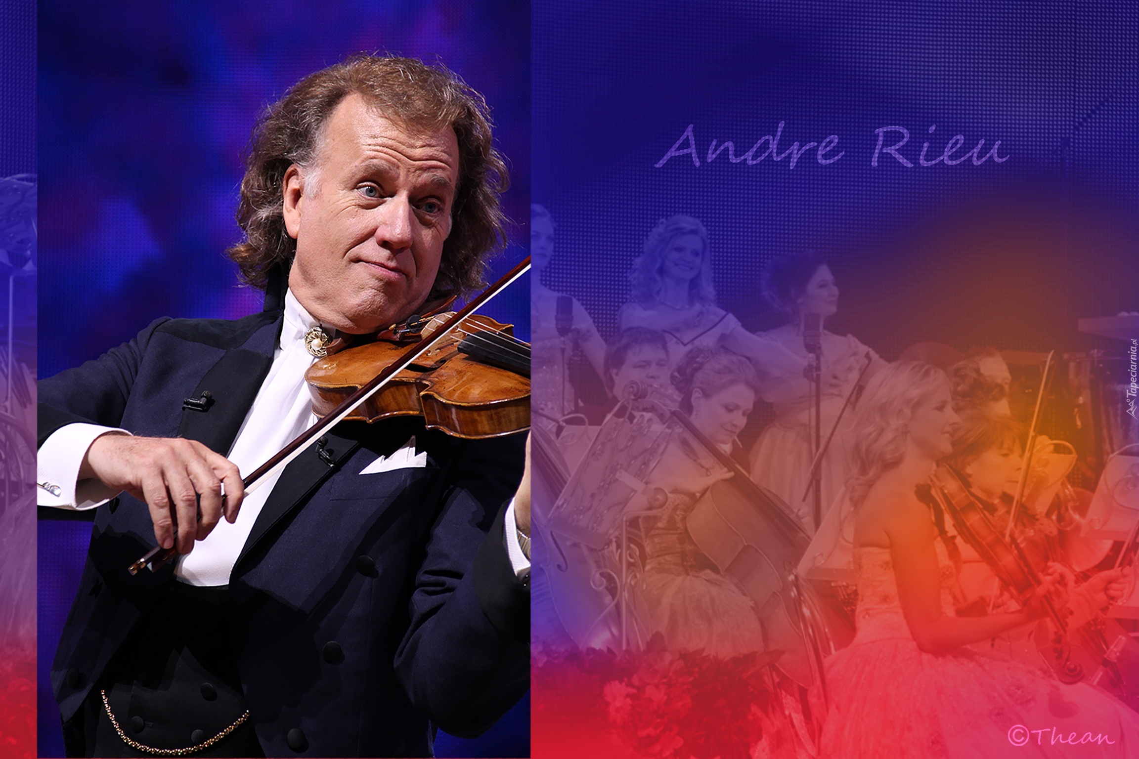 Andre Rieu, Skrzypek, Johan Strauss Orkiestra, Skrzypce, Koncert, Łódź