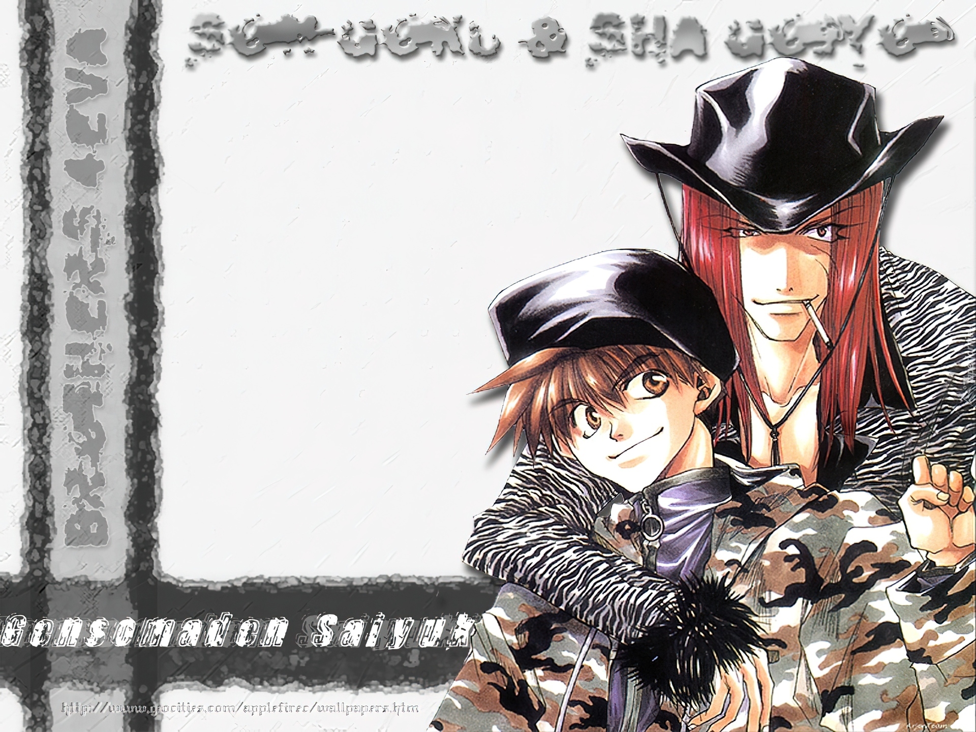 Saiyuki, kapelusz, papieros