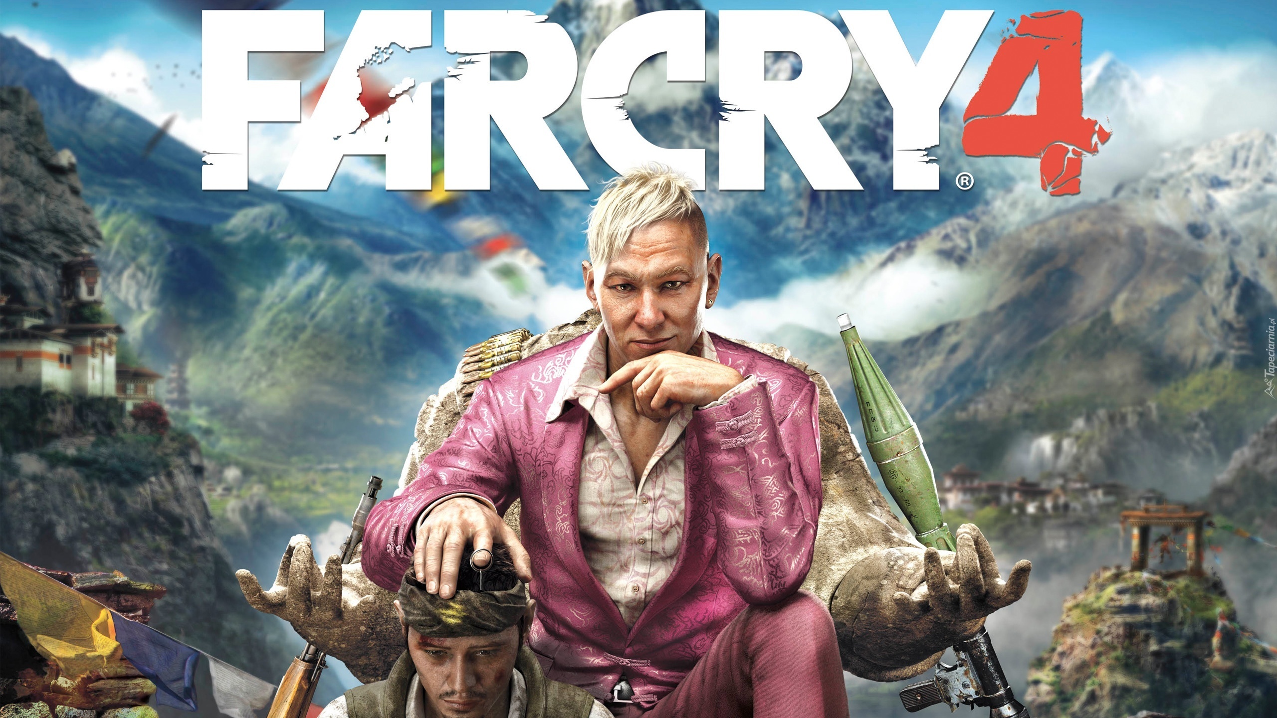 Far Cry 4, Gra, Mężczyzna, Napis