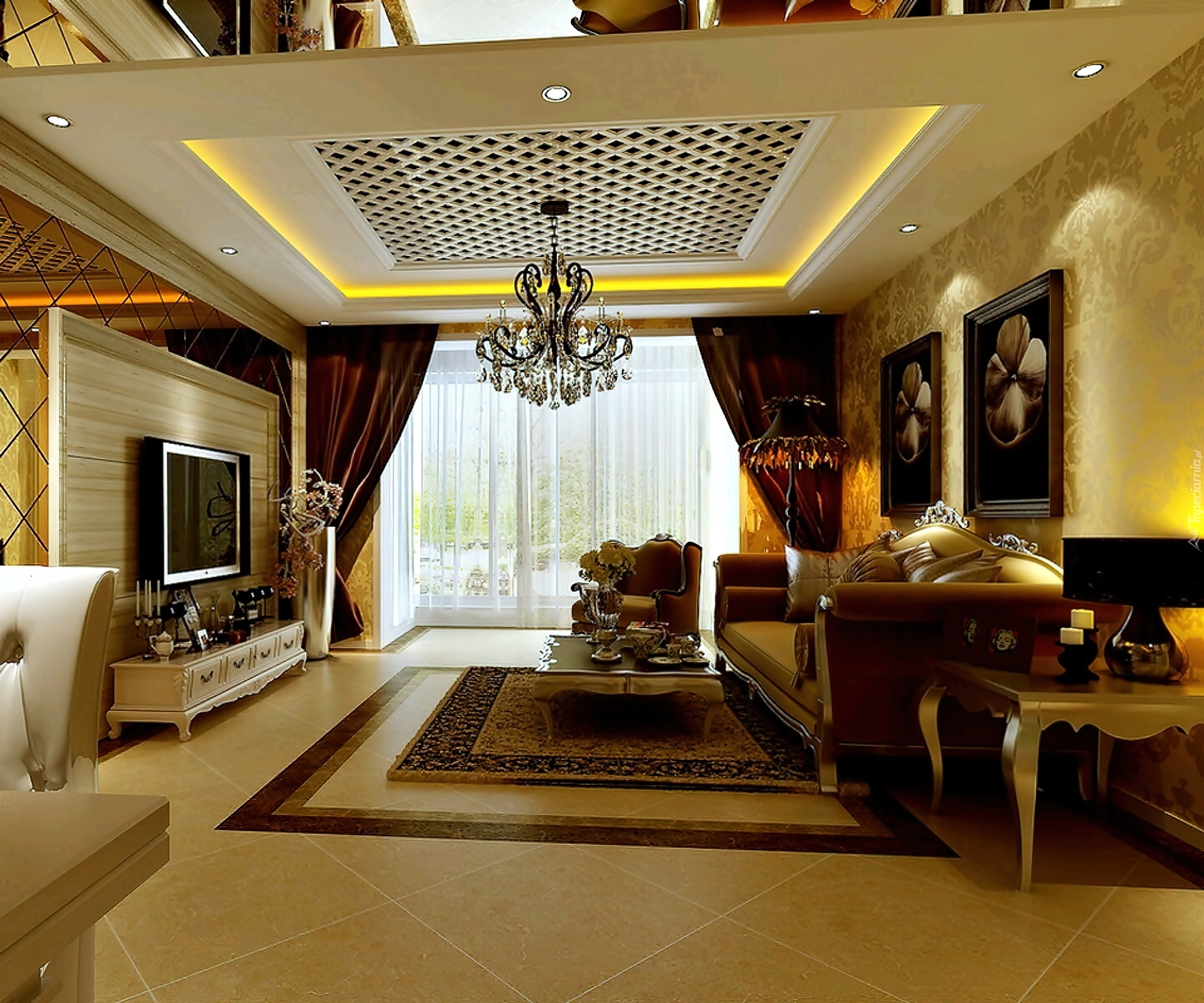 Elegancki, Salon