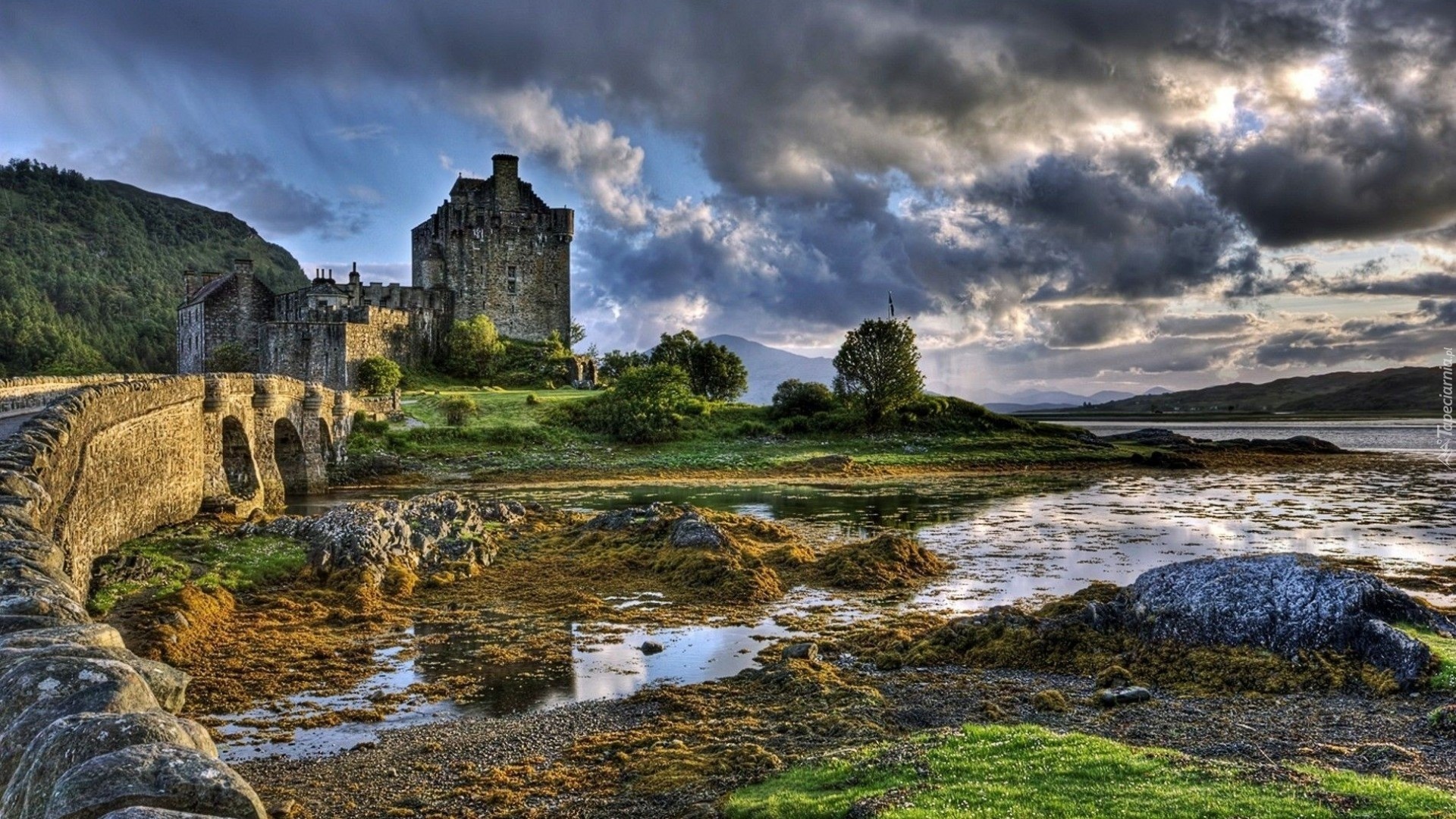 Zamek, Eilean Donan, Szkocja