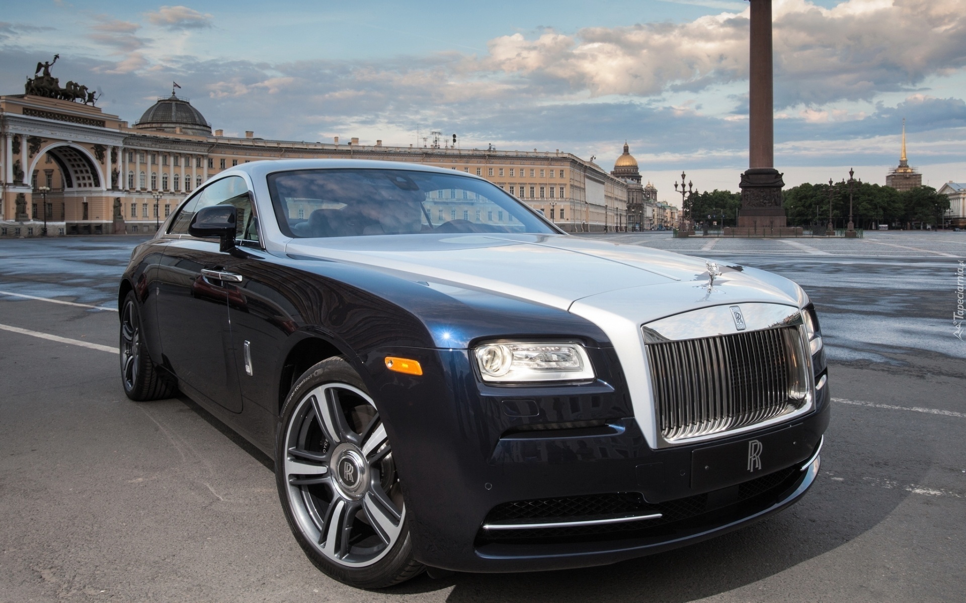 Rolls, Royce, Wraith, Parking, Domy, Miasto